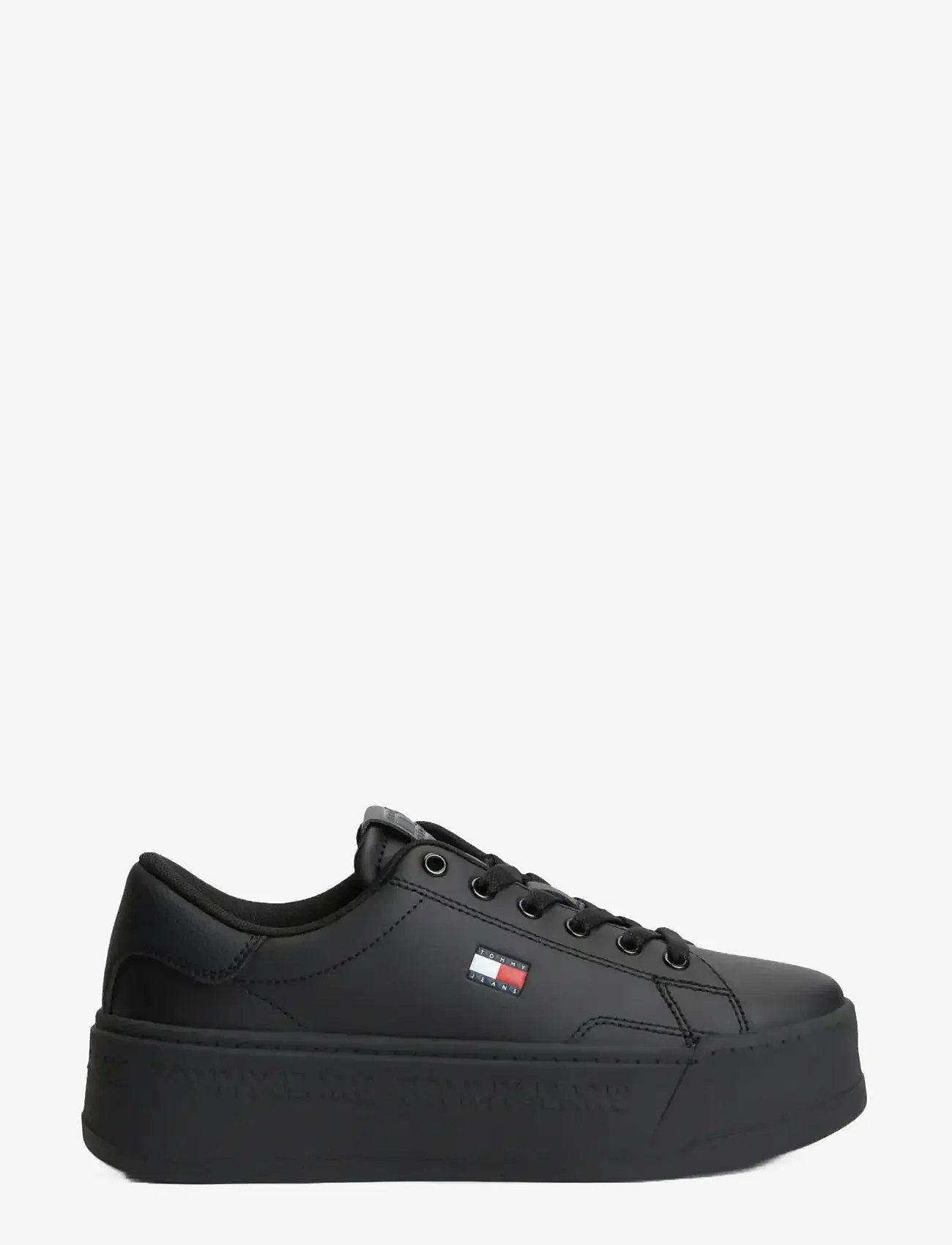 Tommy Hilfiger - PLATFORM LOGO SNEAKER - konfirmationstøj - black - 5