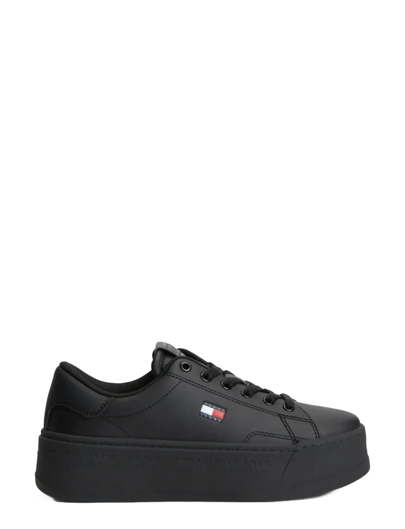 Tommy Hilfiger - PLATFORM LOGO SNEAKER - confirmation - black - 5