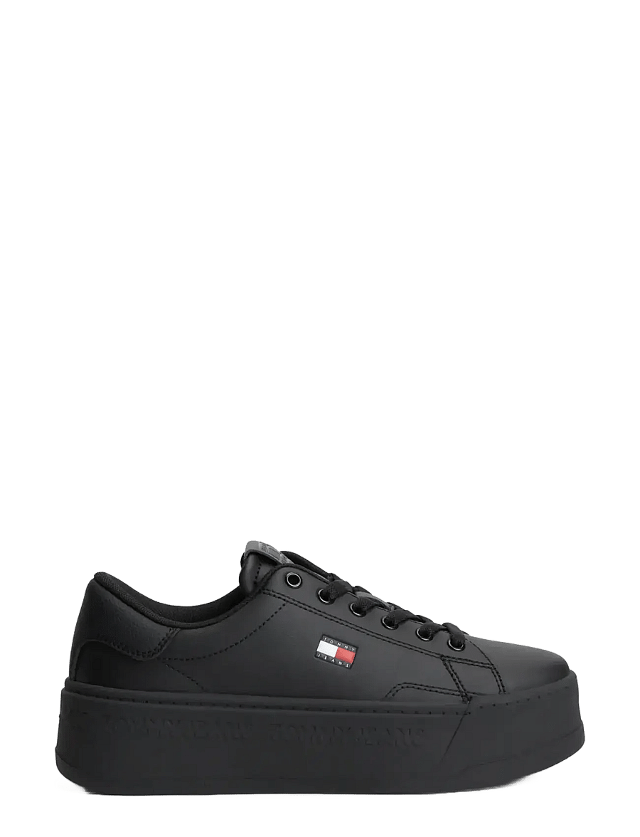 Tommy Hilfiger - PLATFORM LOGO SNEAKER - konfirmation - black - 5