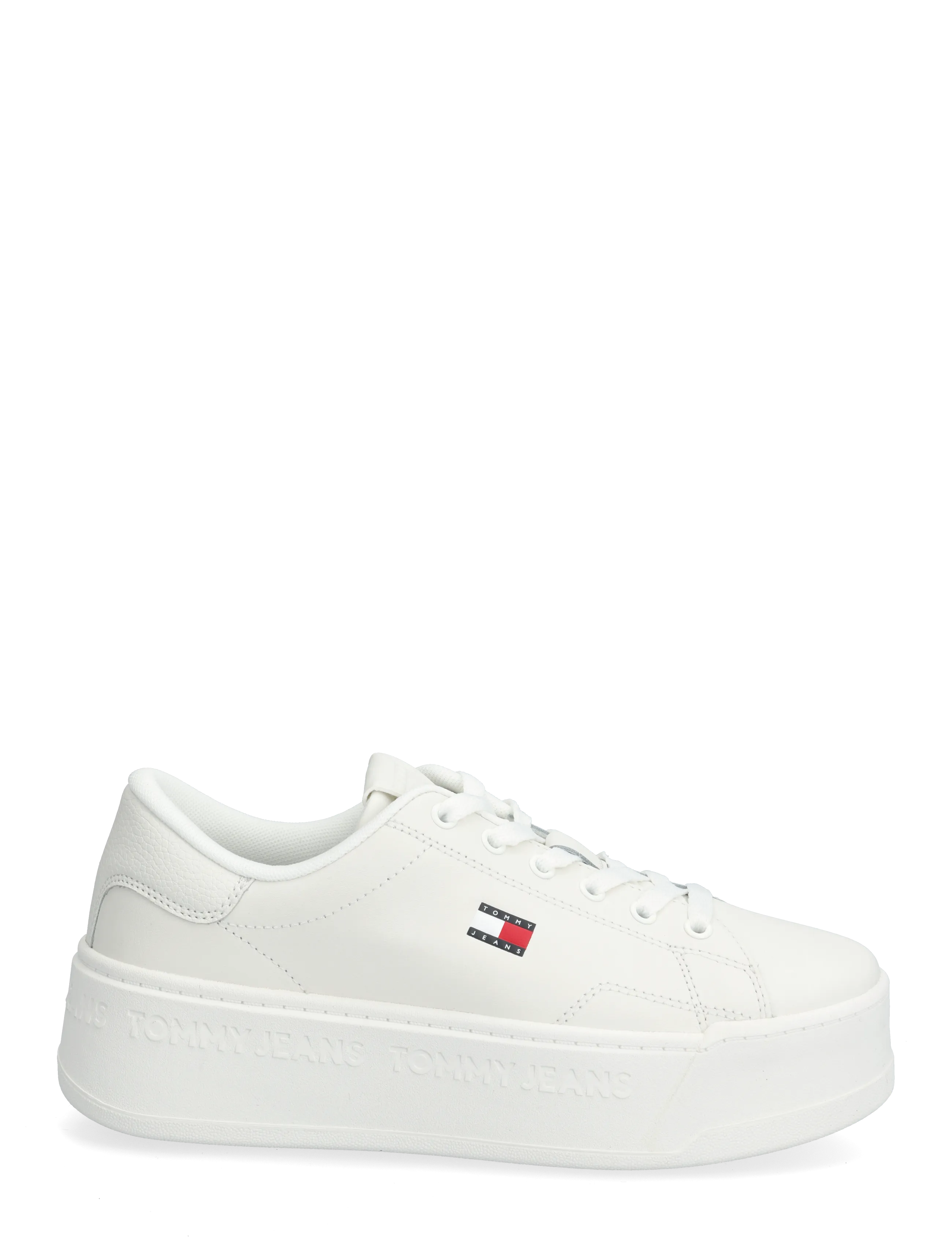 Tommy Hilfiger - PLATFORM LOGO SNEAKER - konfirmation - ecru - 1