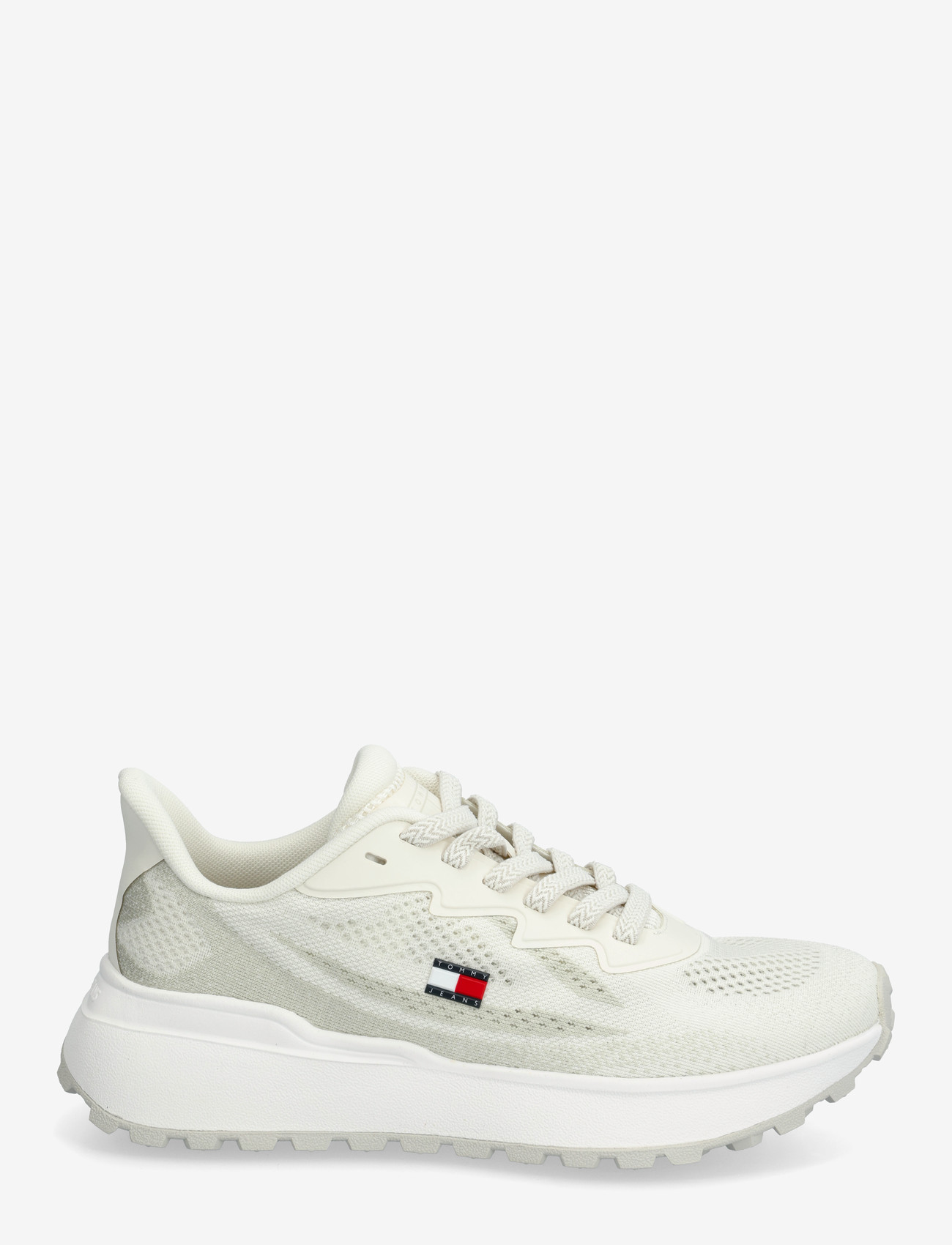 Tommy Hilfiger - TJW SPORTY KNIT RUNNER - lave sneakers - ecru - 1