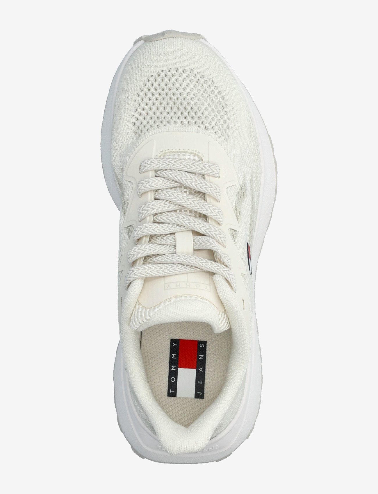 Tommy Hilfiger - TJW SPORTY KNIT RUNNER - lave sneakers - ecru - 3