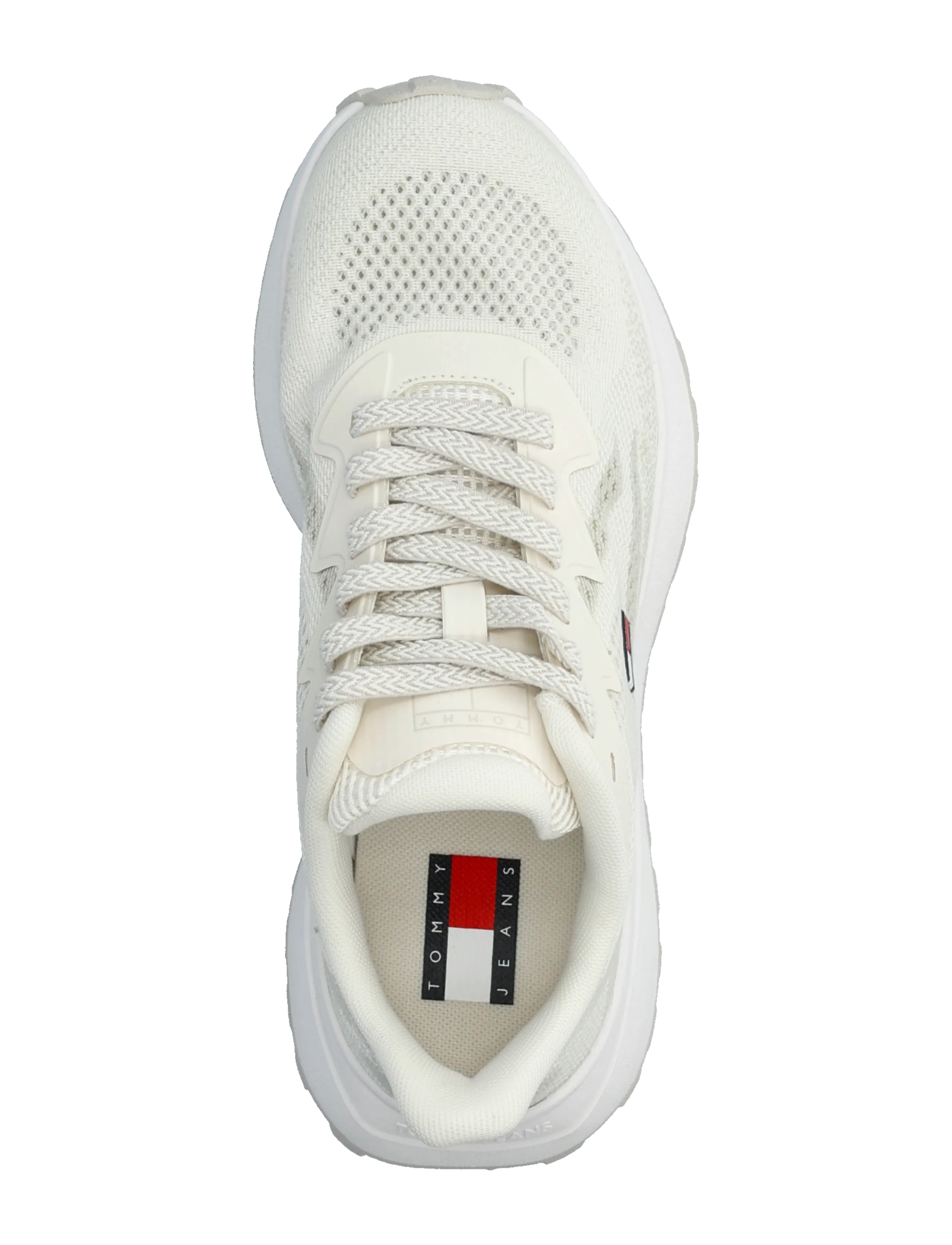 Tommy Hilfiger - TJW SPORTY KNIT RUNNER - lave sneakers - ecru - 3