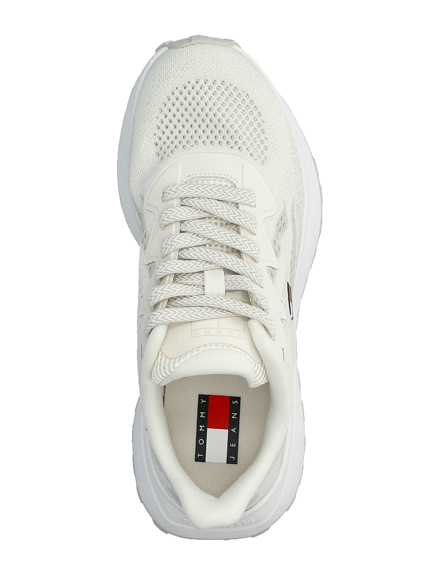 Tommy Hilfiger - TJW SPORTY KNIT RUNNER - niedrige sneaker - ecru - 3