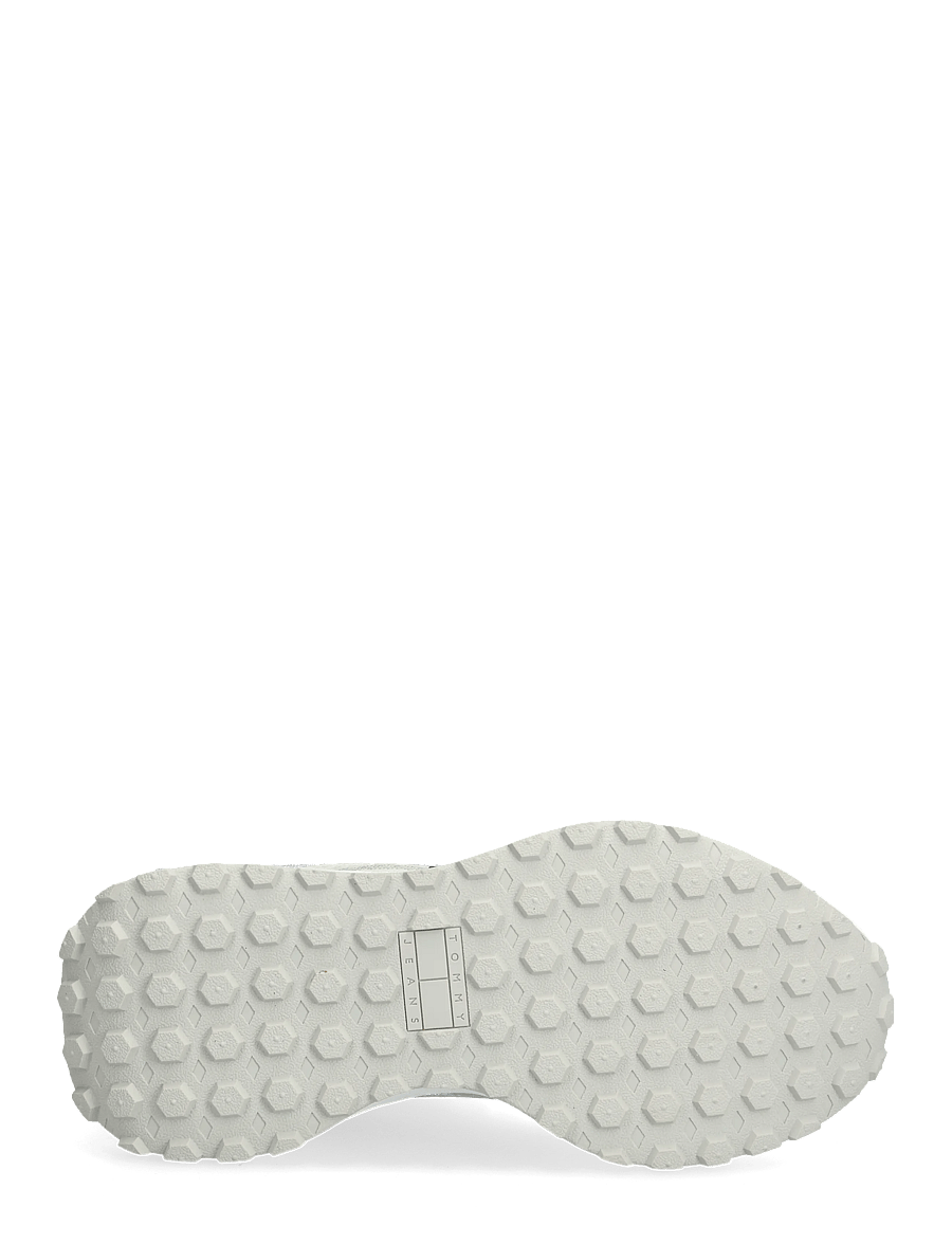 Tommy Hilfiger - TJW SPORTY KNIT RUNNER - niedrige sneaker - ecru - 4