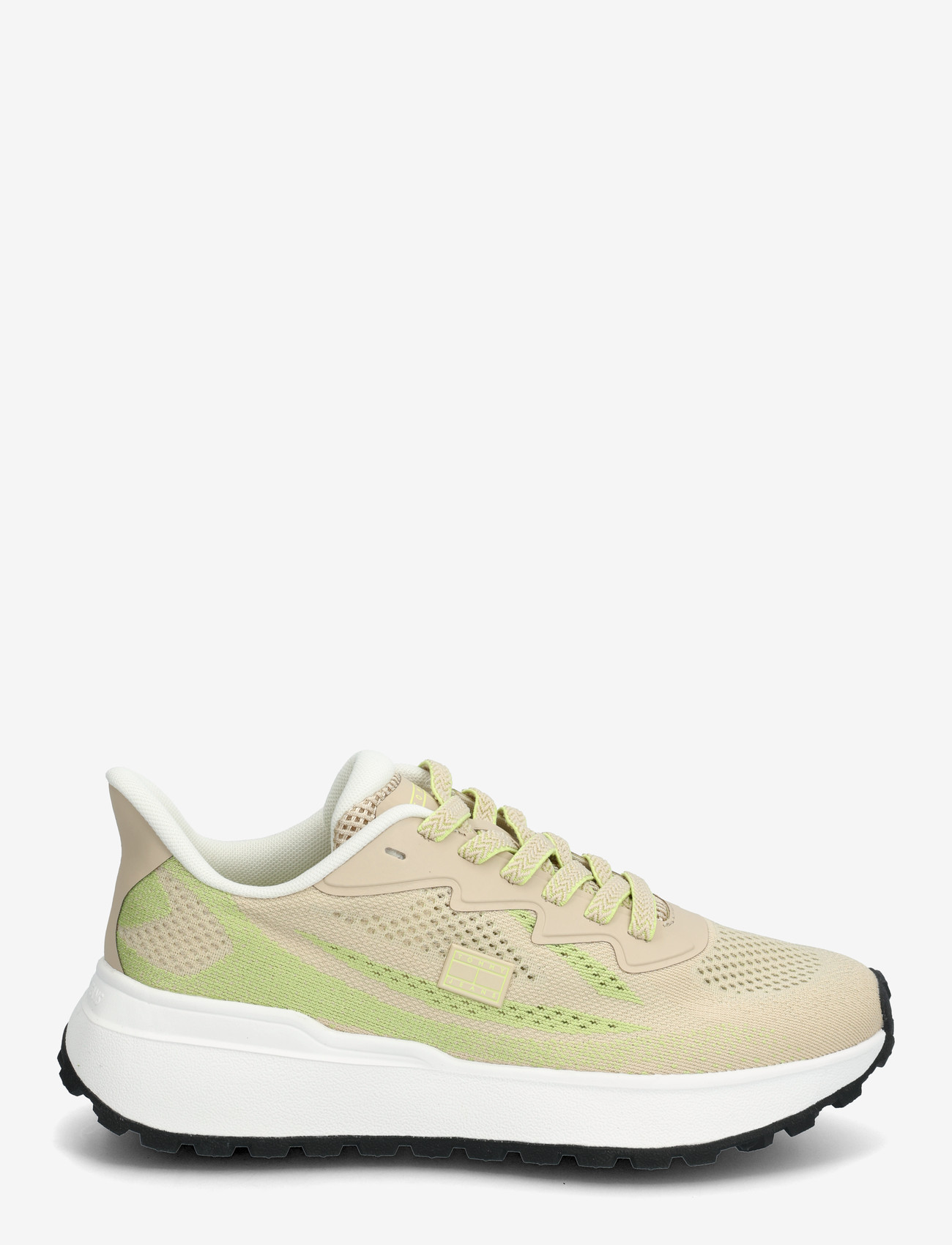 Tommy Hilfiger - TJW SPORTY KNIT RUNNER - lave sneakers - white clay lime essence - 1