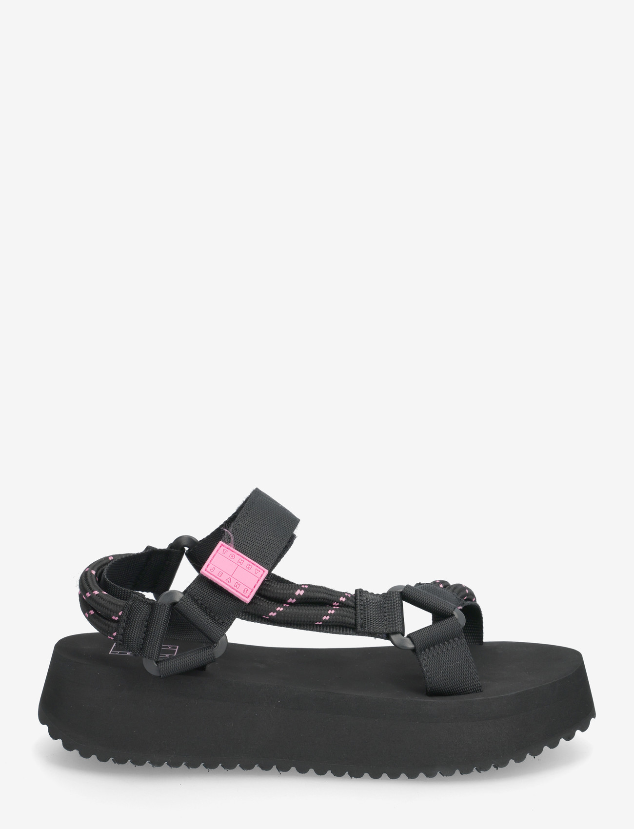 Tommy Hilfiger - TJW EVA ROPE SANDAL - platform sandals - black - 1