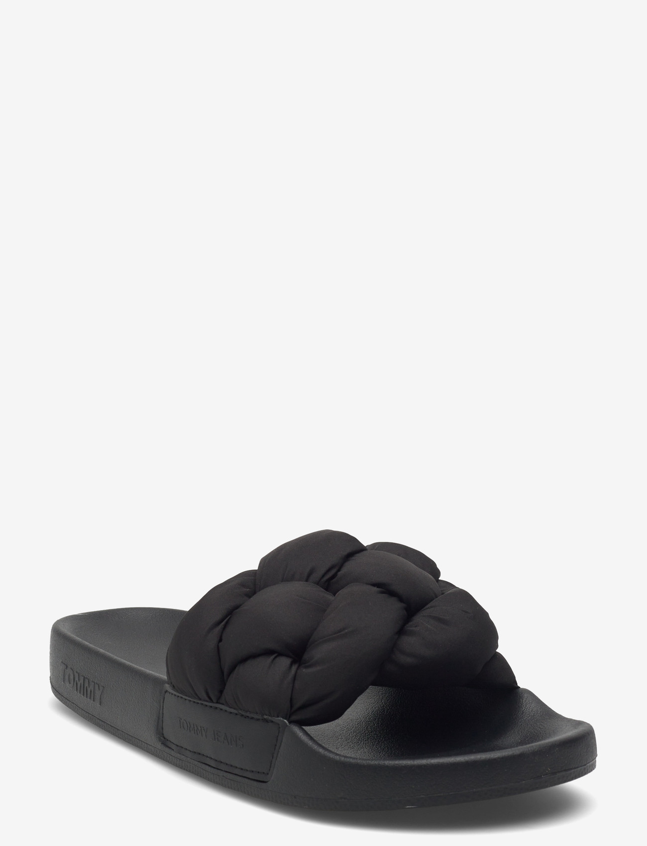 Tommy Hilfiger - TJW BRAIDED SLIDES - flade mules - black - 0