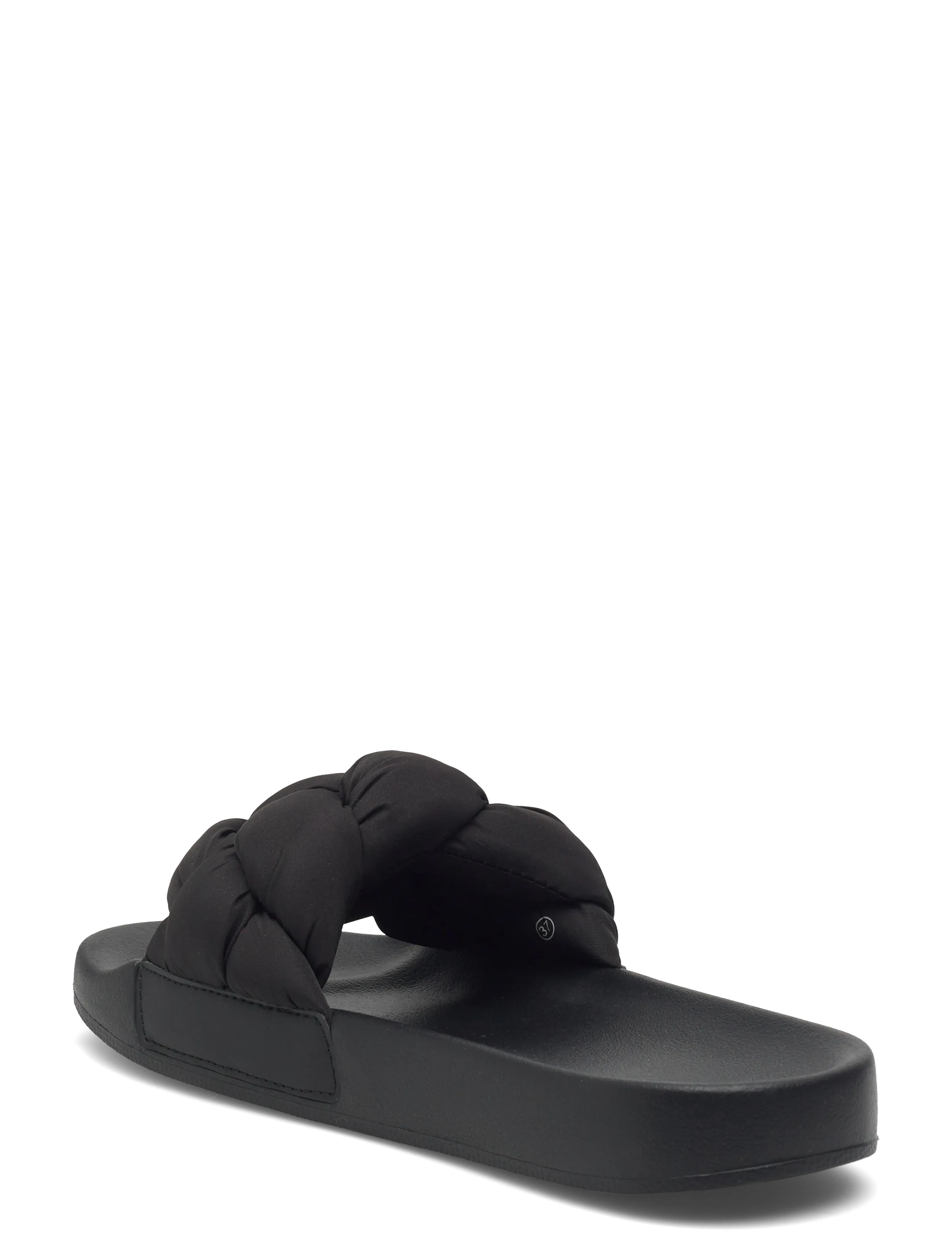 Tommy Hilfiger - TJW BRAIDED SLIDES - flade mules - black - 2