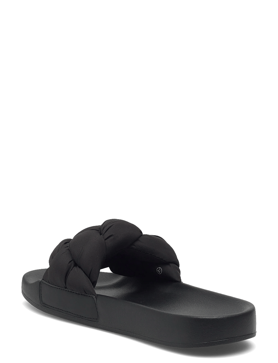 Tommy Hilfiger - TJW BRAIDED SLIDES - basseiniplätud - black - 2