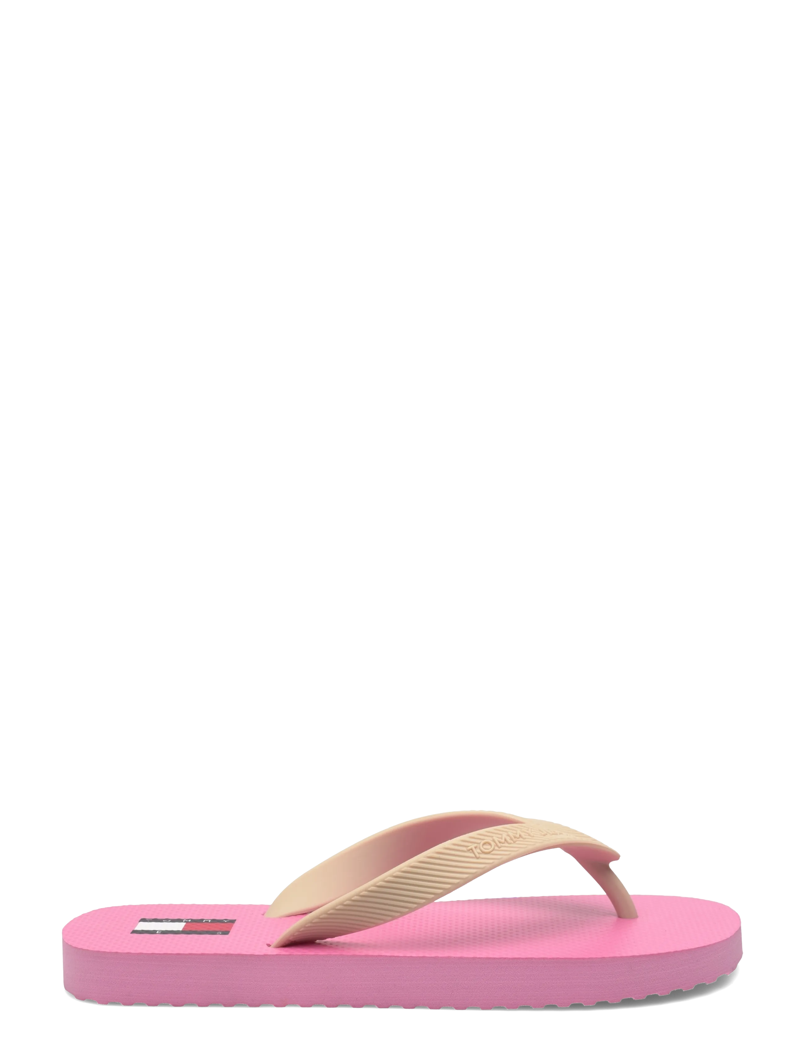 Tommy Hilfiger - TJW LOGO SUMMER SANDAL - klipklapper - synthetic pink white clay - 1