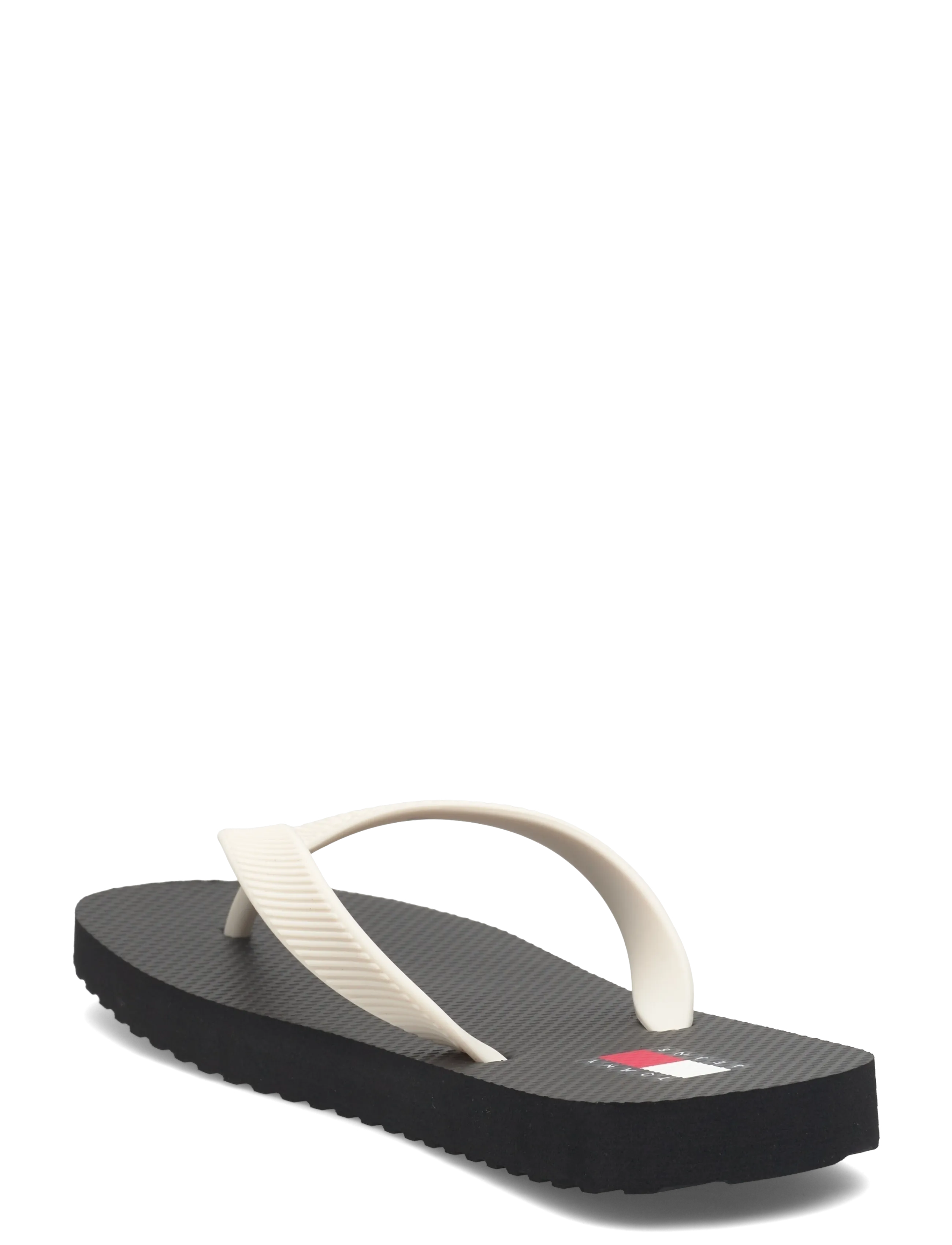 Tommy Hilfiger - TJW LOGO SUMMER SANDAL - klipklapper - black ecru - 2