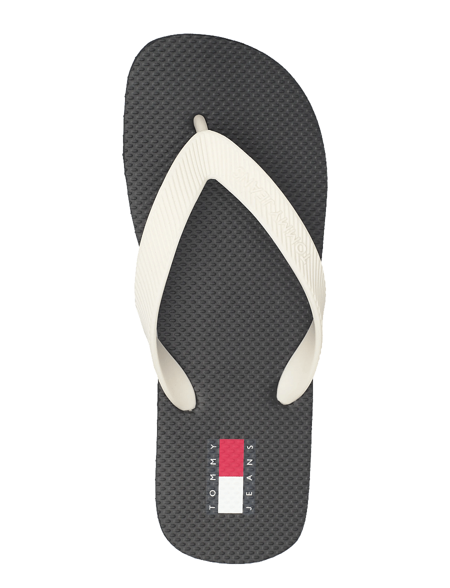 Tommy Hilfiger - TJW LOGO SUMMER SANDAL - flip flops - black ecru - 3