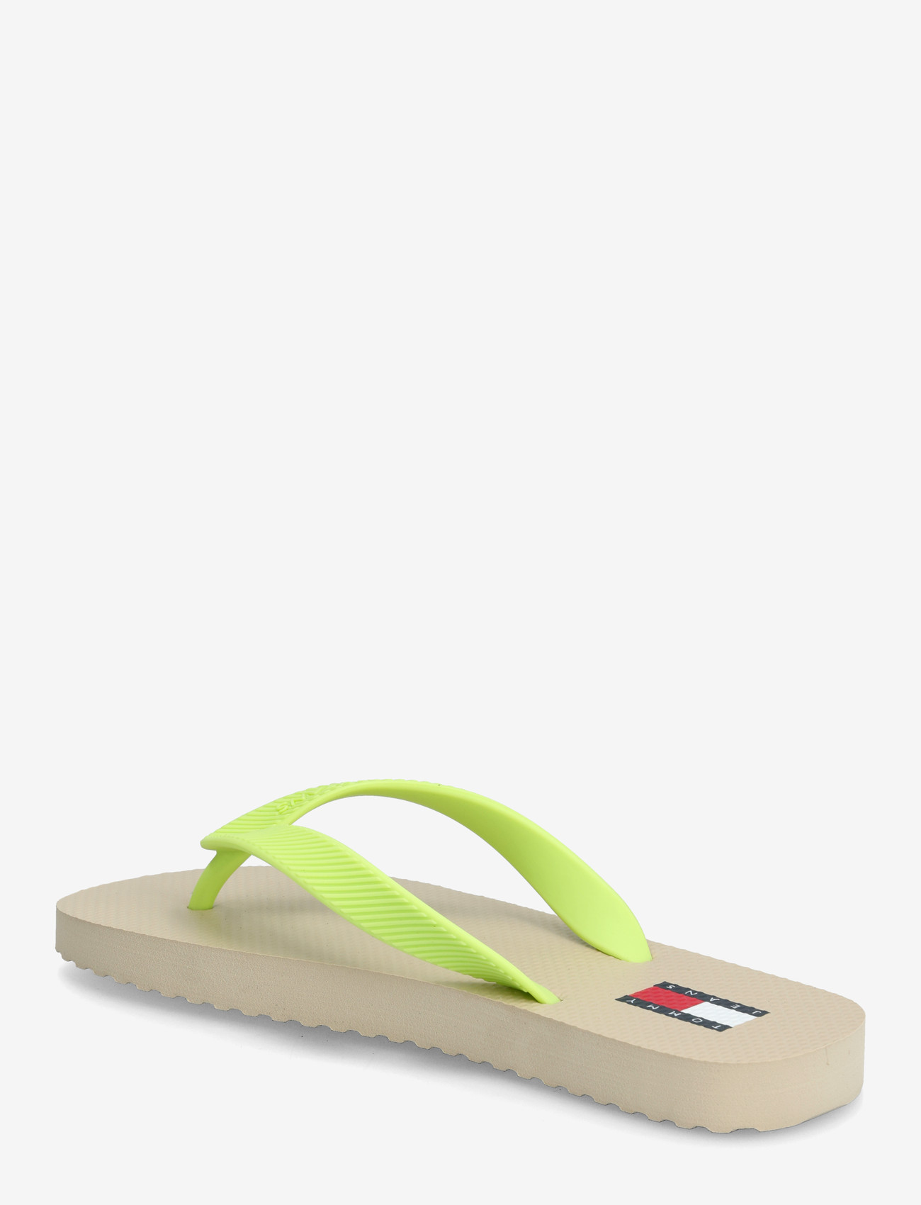 Tommy Hilfiger - TJW LOGO SUMMER SANDAL - flip flops - white clay lime essence - 2