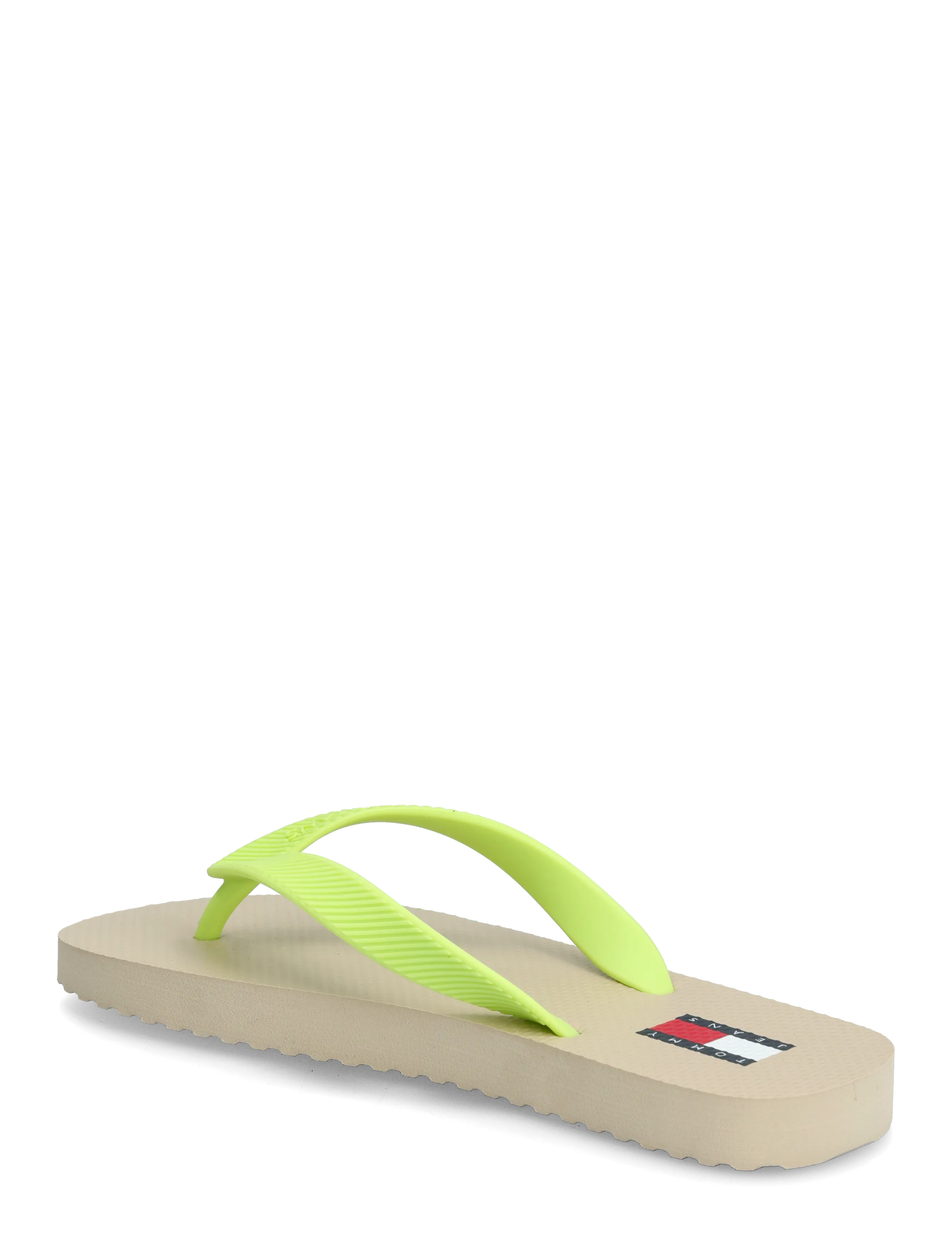 Tommy Hilfiger - TJW LOGO SUMMER SANDAL - klipklapper - white clay lime essence - 2