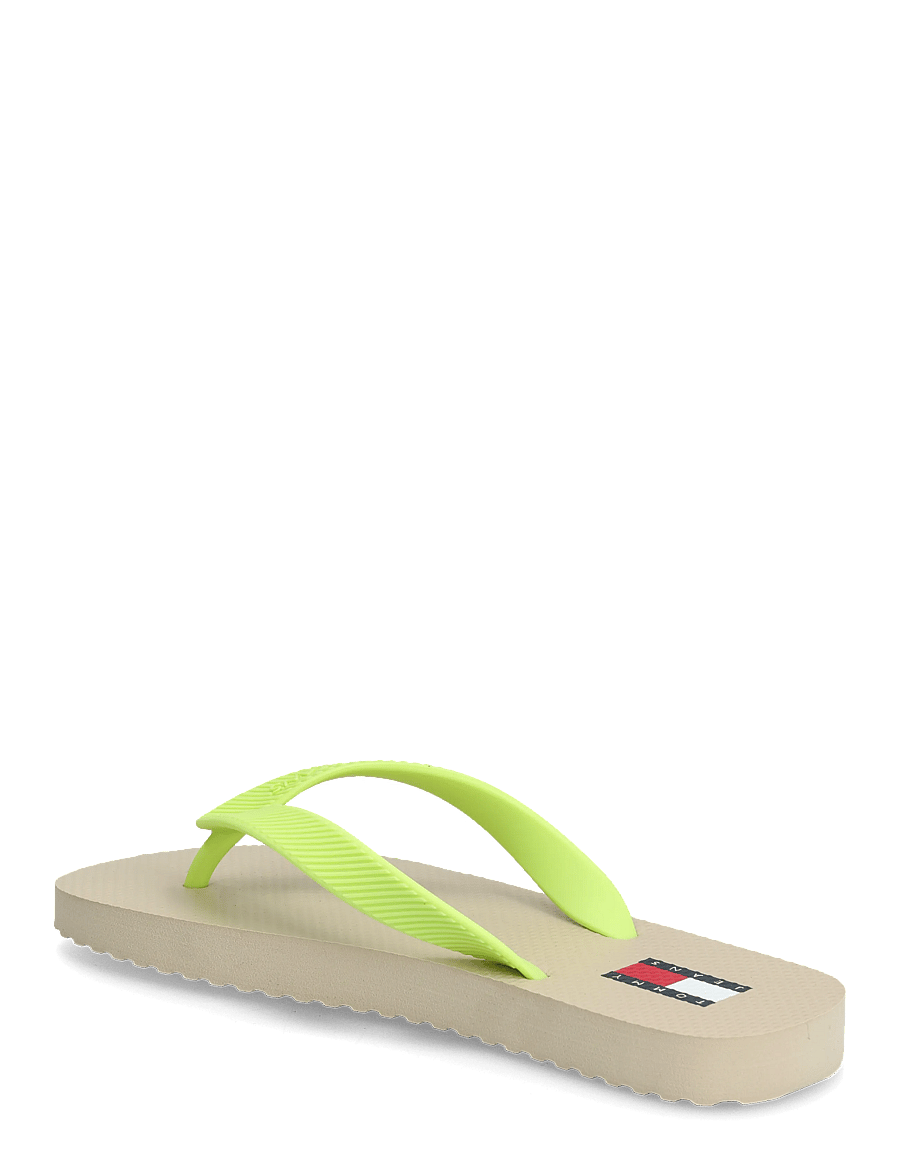 Tommy Hilfiger - TJW LOGO SUMMER SANDAL - flip flops - white clay lime essence - 2