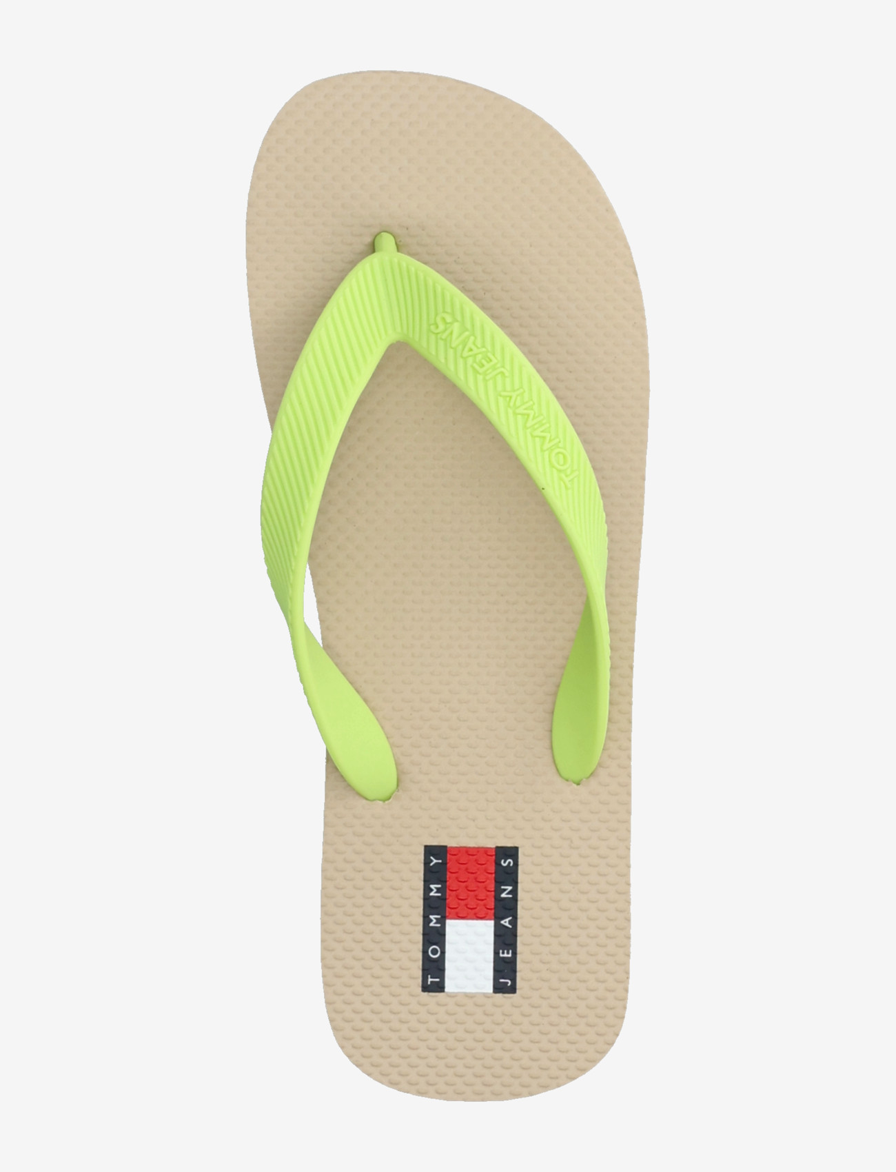 Tommy Hilfiger - TJW LOGO SUMMER SANDAL - flip flops - white clay lime essence - 3