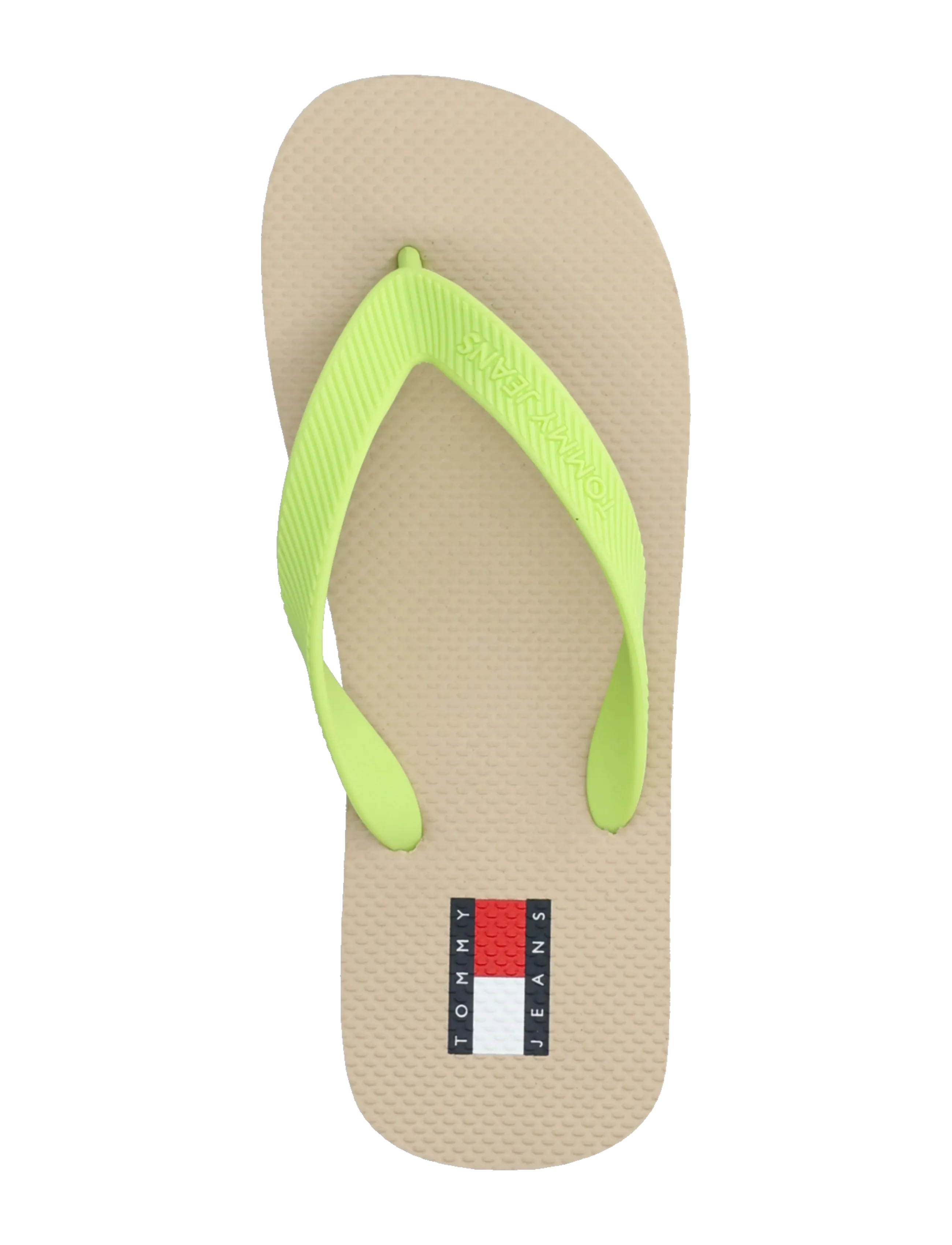 Tommy Hilfiger - TJW LOGO SUMMER SANDAL - klipklapper - white clay lime essence - 3