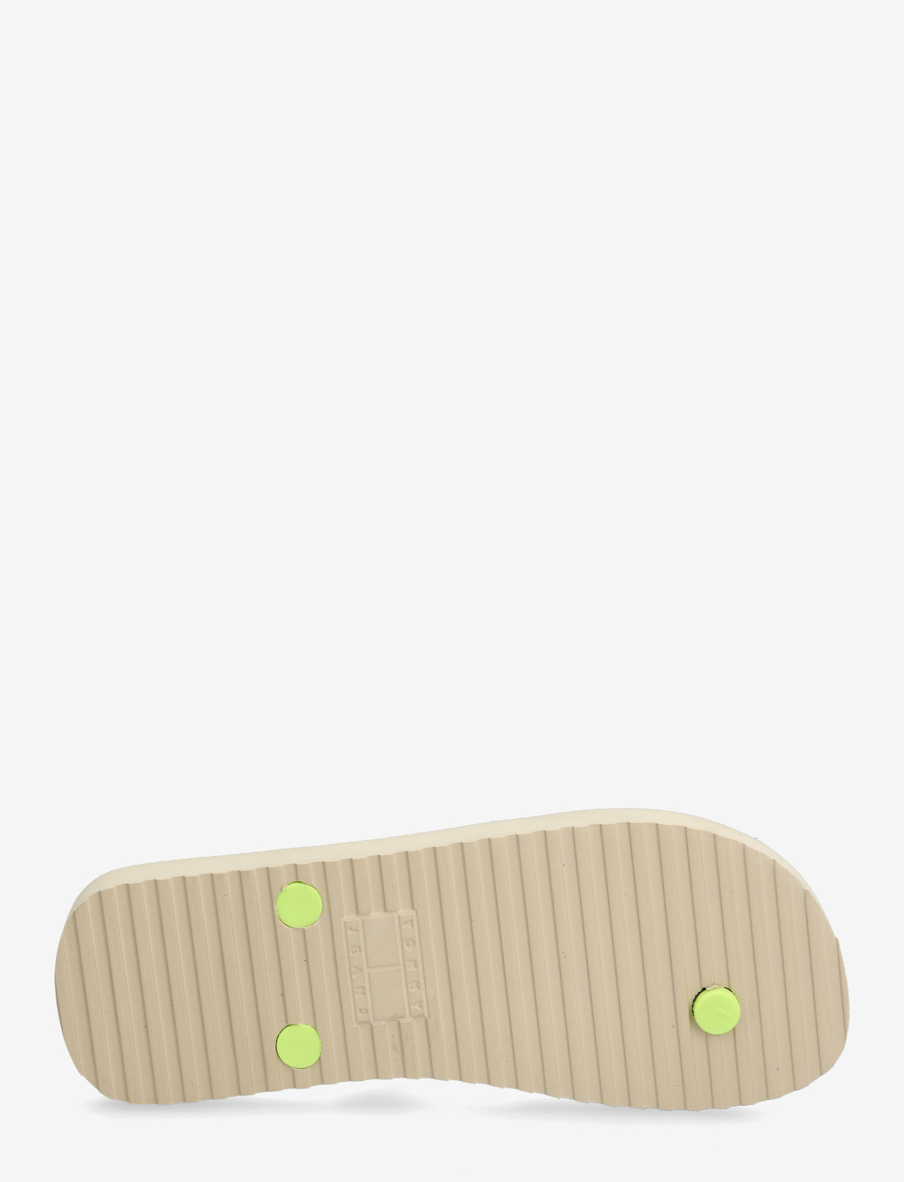 Tommy Hilfiger - TJW LOGO SUMMER SANDAL - flip flops - white clay lime essence - 4