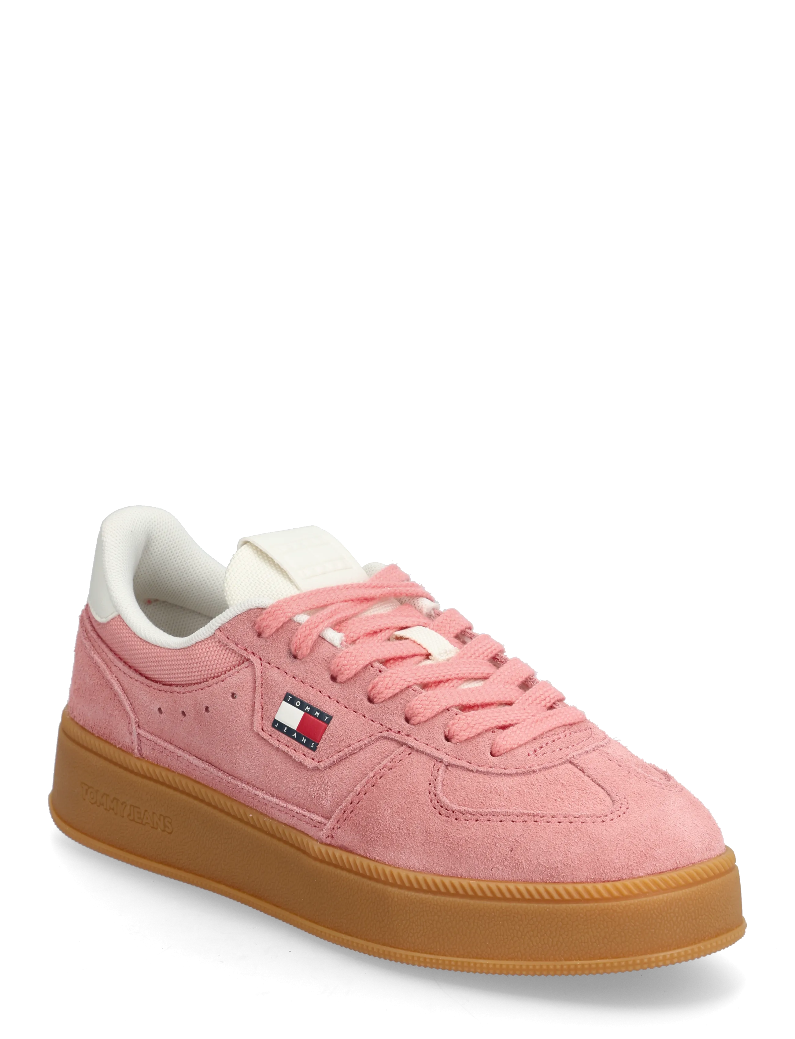 Tommy Hilfiger The Greenwich Edge Max Suede, Kvinder, Ruskind Sneakers, Pink, Str: 40
