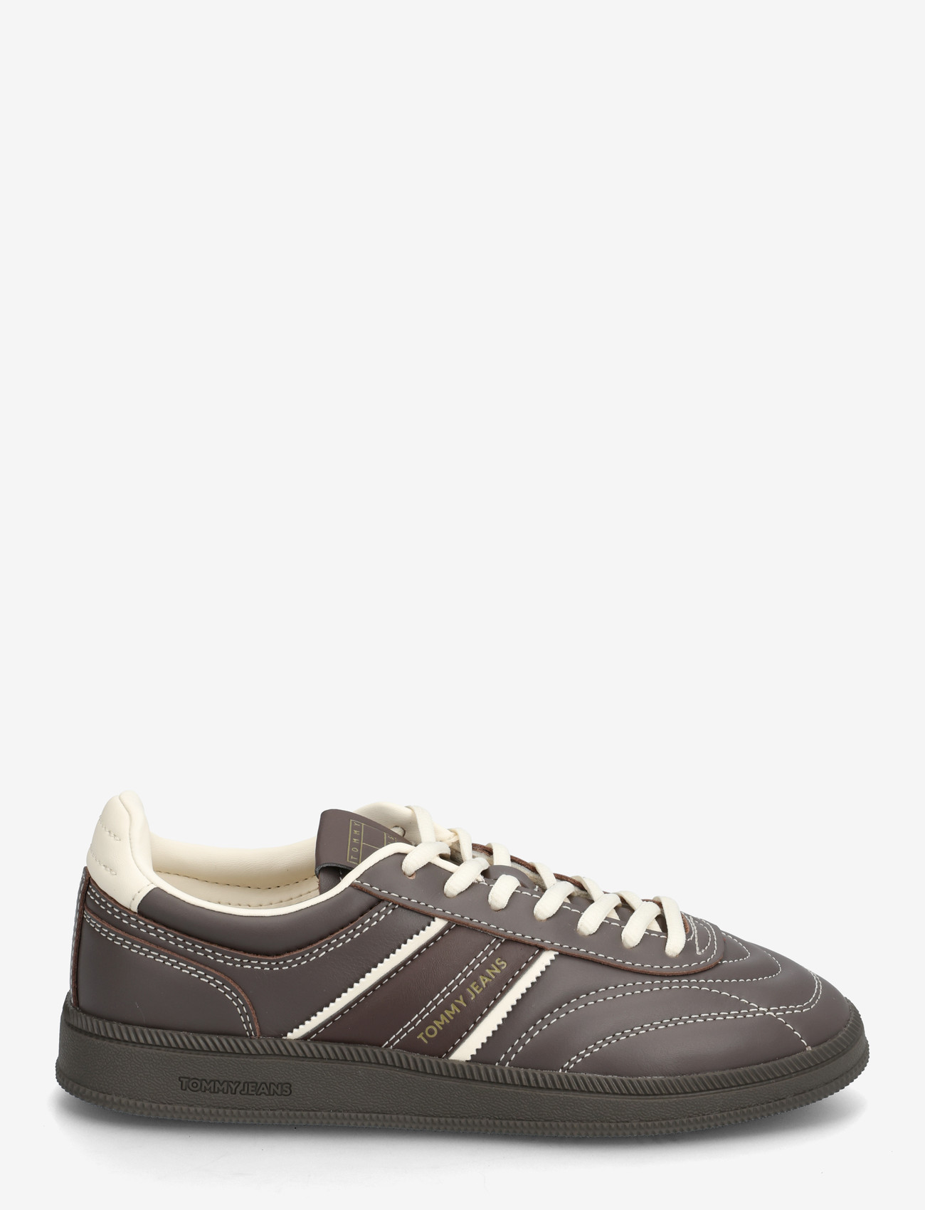 Tommy Hilfiger - THE GREENWICH EDGE LEATHER - låga sneakers - black walnut - 1