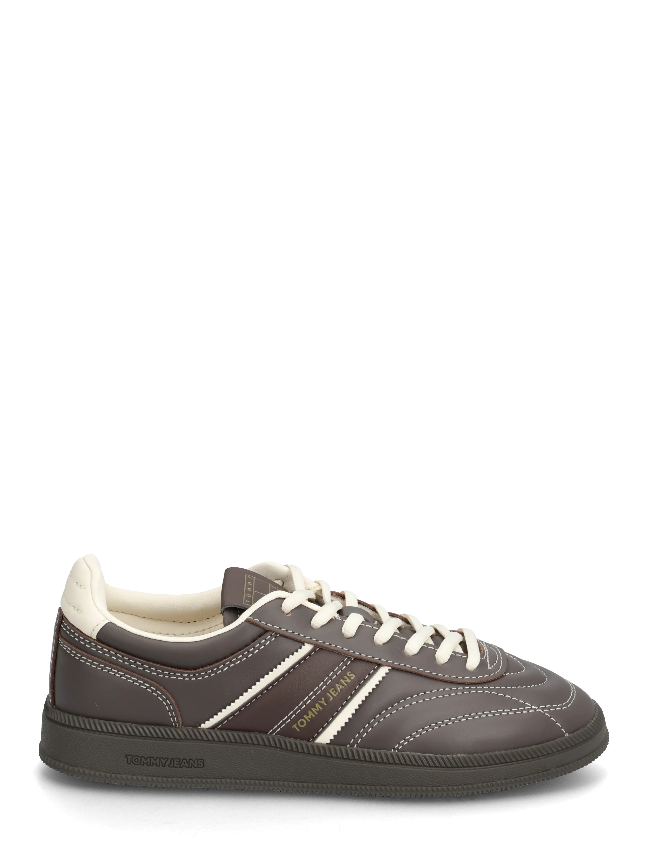 Tommy Hilfiger - THE GREENWICH EDGE LEATHER - niedrige sneakers - black walnut - 1