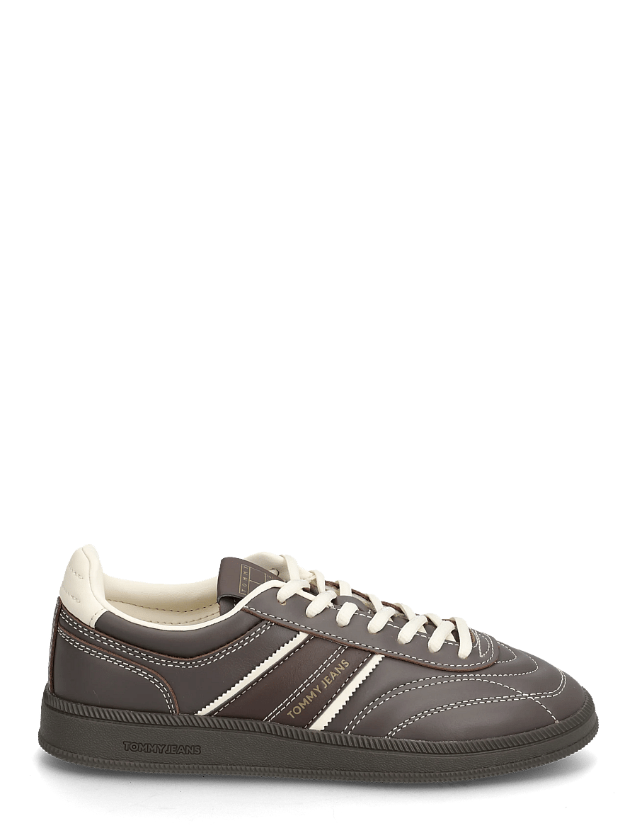 Tommy Hilfiger - THE GREENWICH EDGE LEATHER - low tops - black walnut - 1