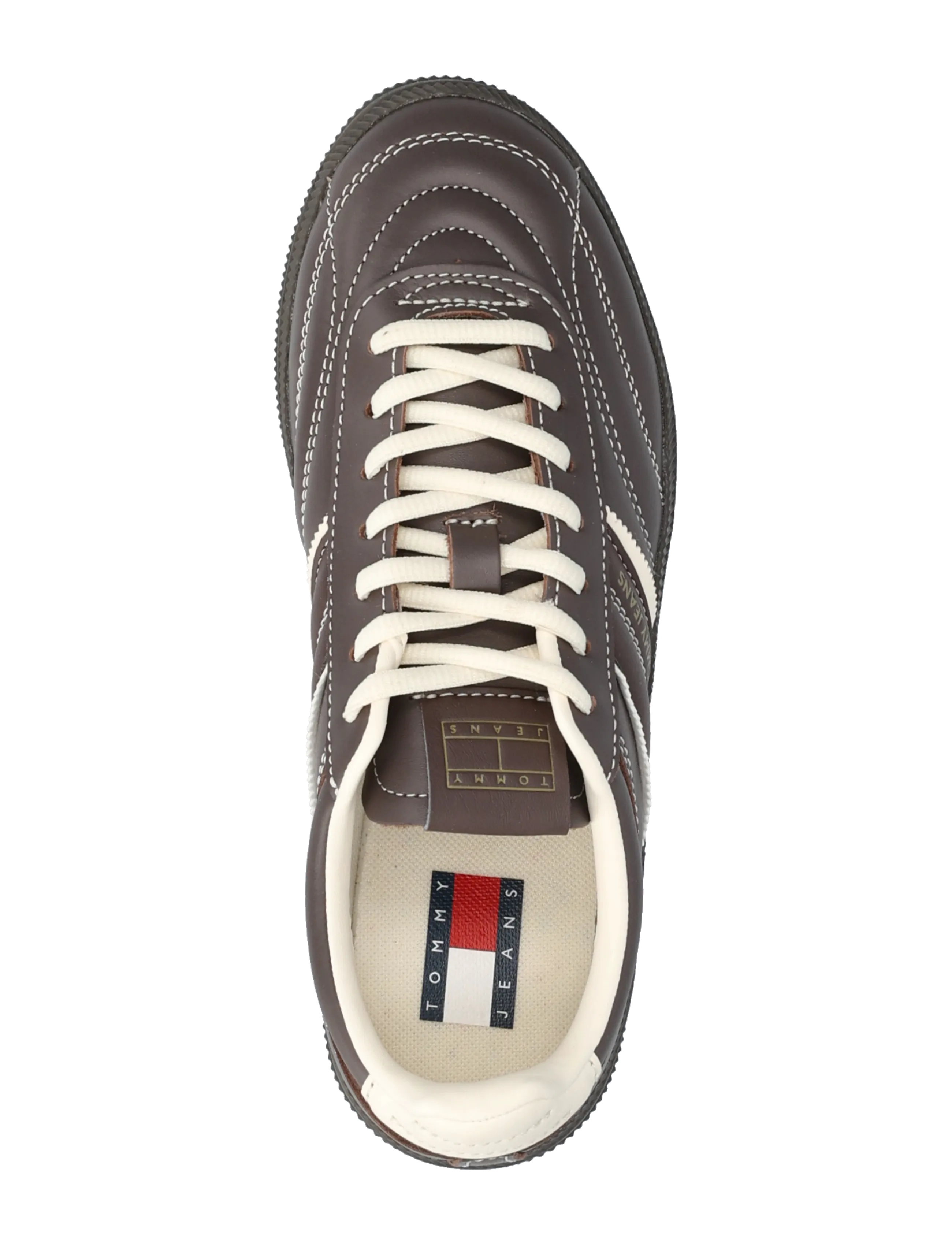 Tommy Hilfiger - THE GREENWICH EDGE LEATHER - niedrige sneakers - black walnut - 3