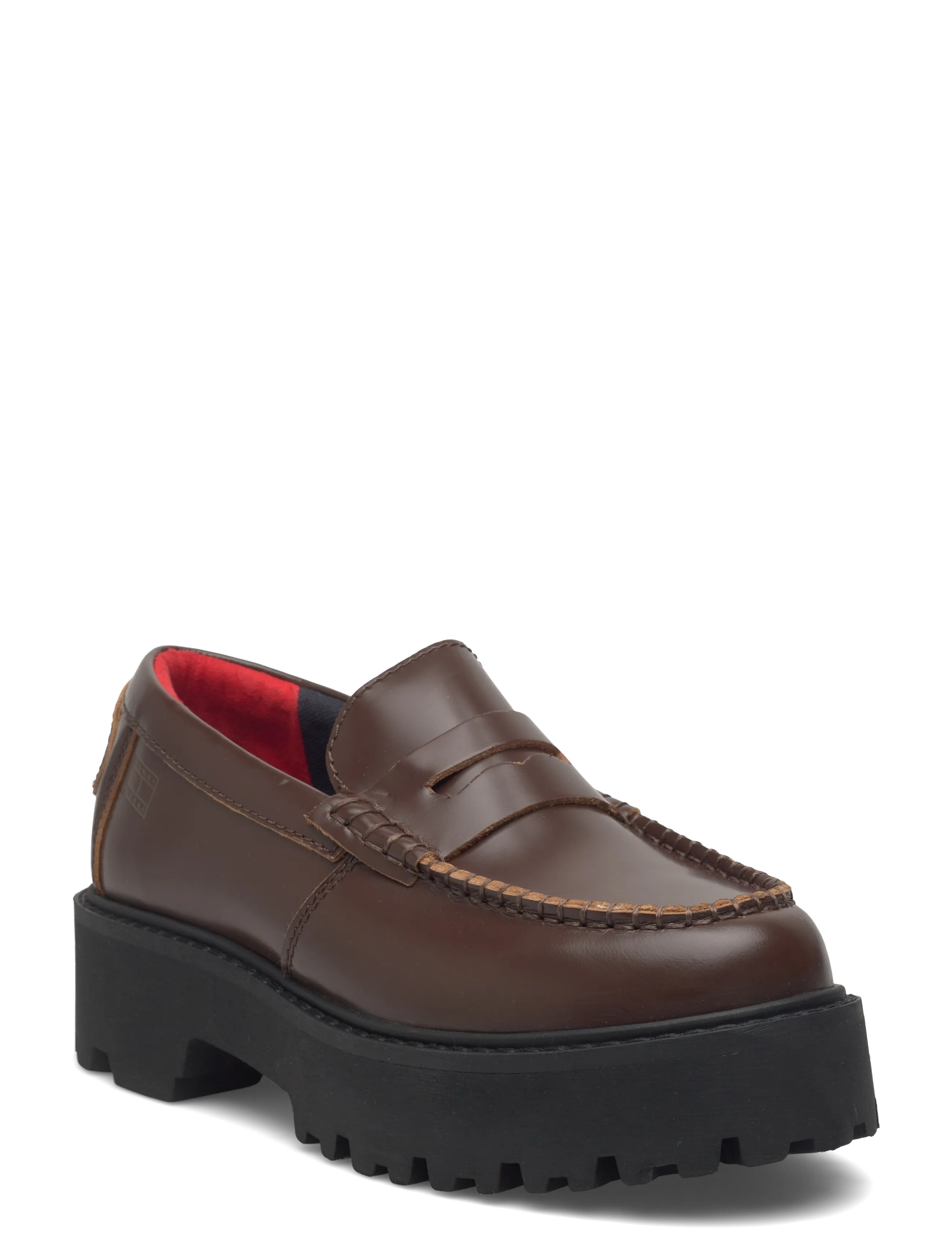 Tommy Hilfiger ARCHIVE 01 LEATHER LOAFER - Loafers - LEGACY BROWN / brown