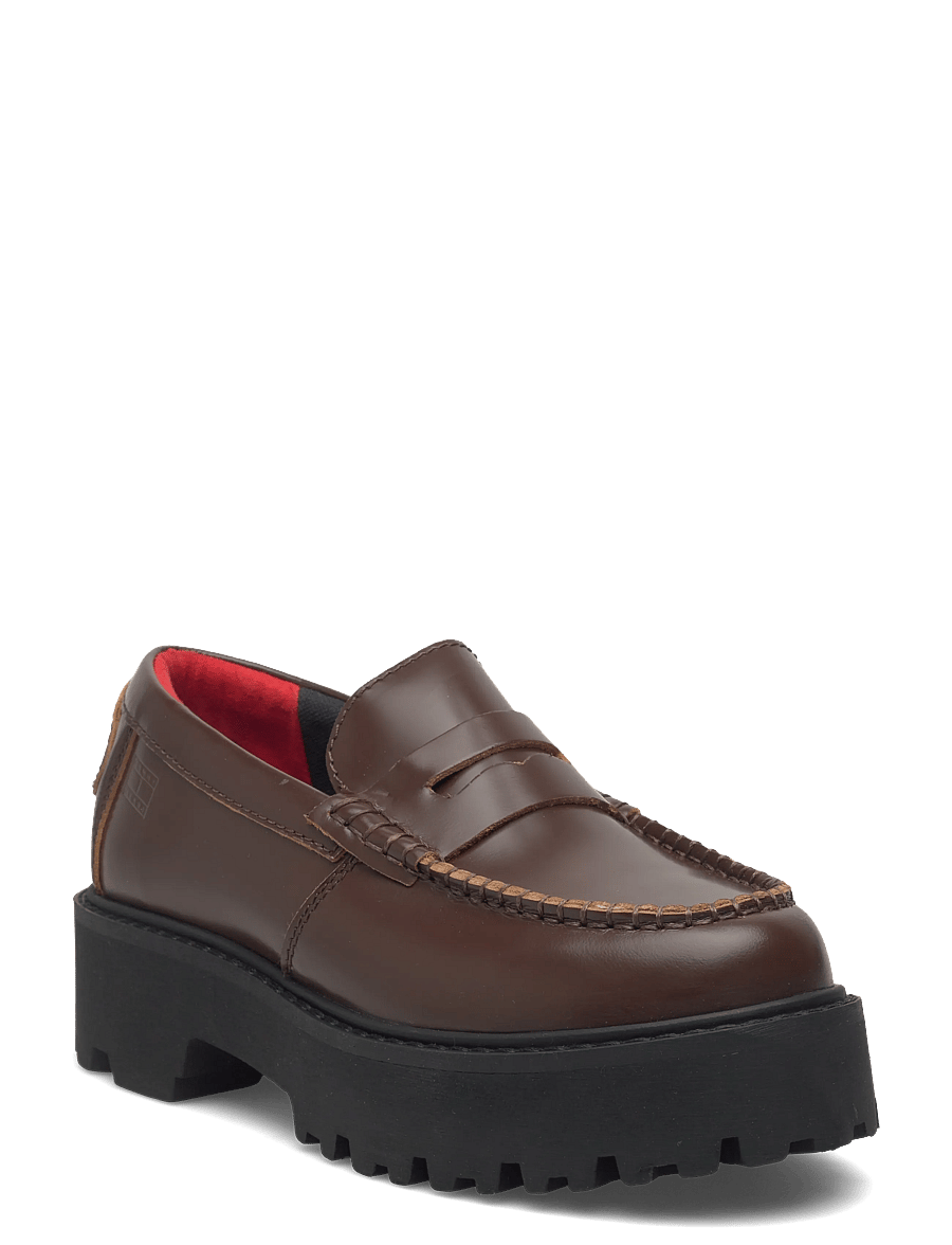 Tommy Hilfiger - ARCHIVE 01 LEATHER LOAFER - modetrends - legacy brown - 0