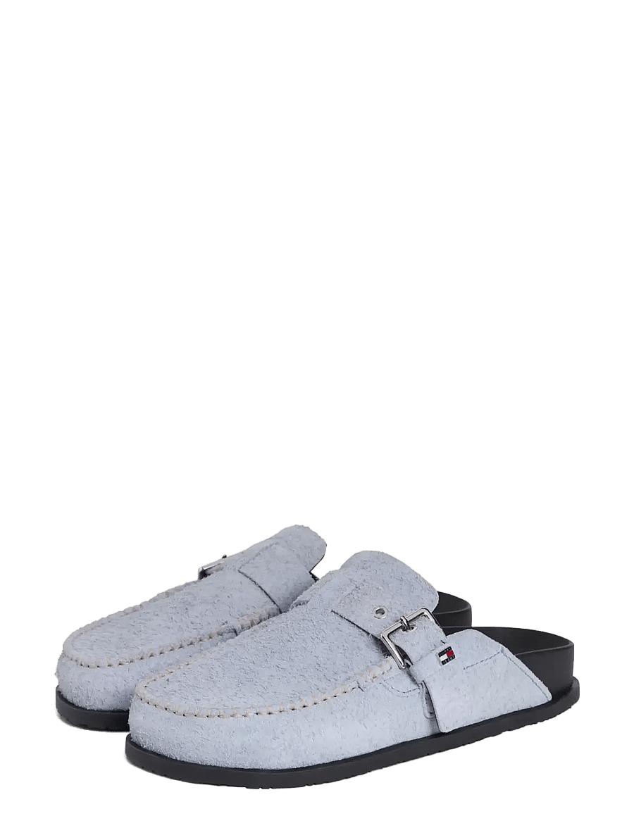 Tommy Hilfiger - TJW COMFORT SUEDE MULE - mules plates - soaring skies - 0