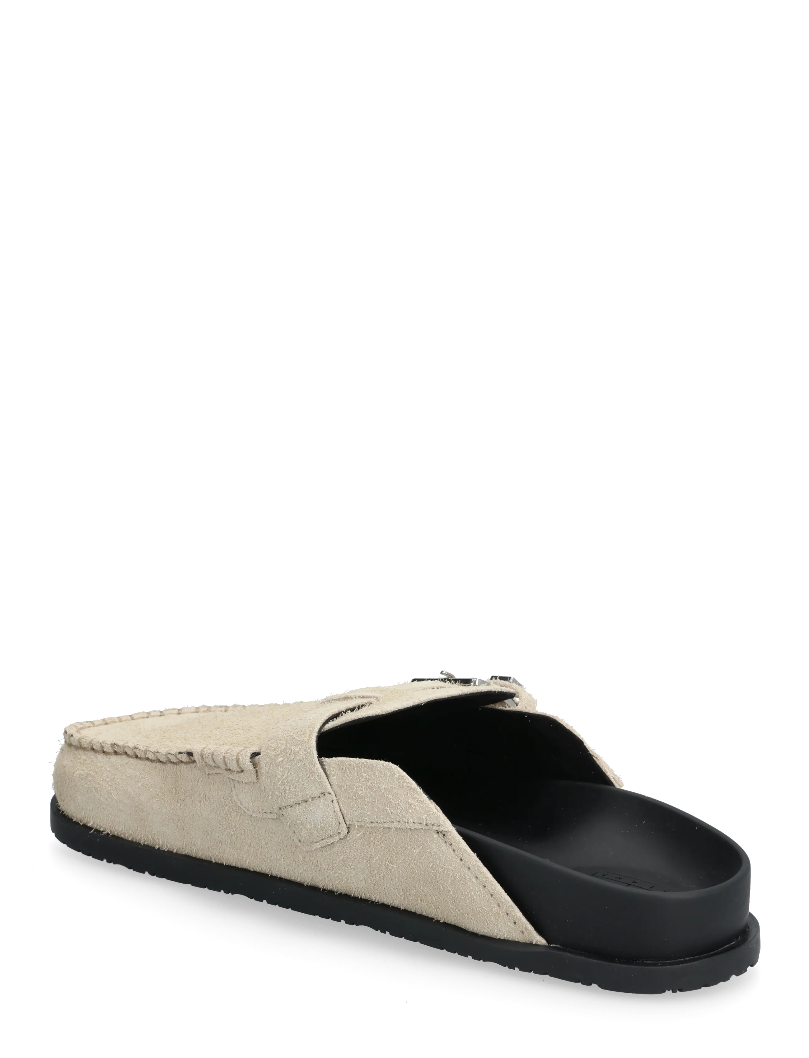 Tommy Hilfiger - TJW COMFORT SUEDE MULE - flade mules - white clay - 2