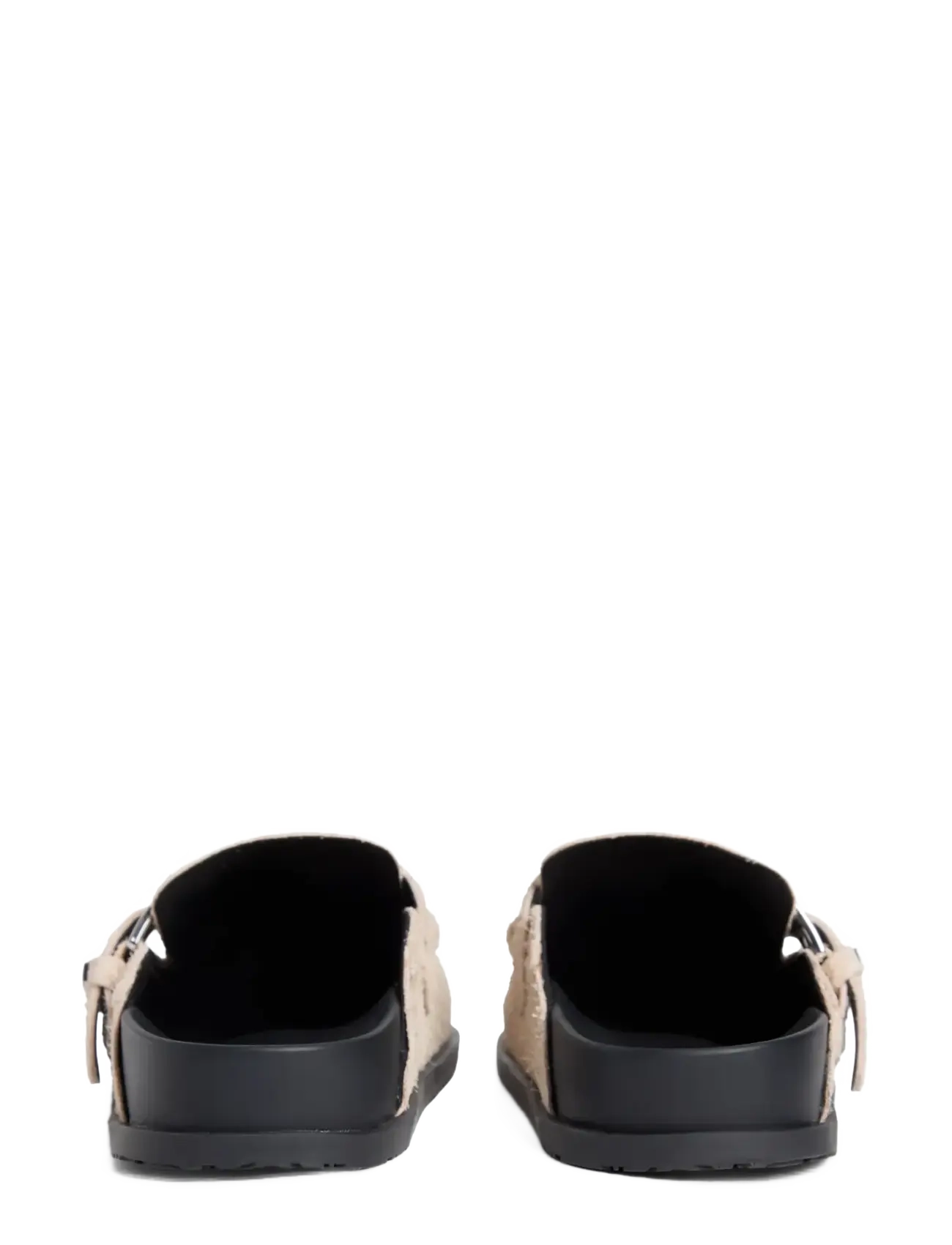 Tommy Hilfiger - TJW COMFORT SUEDE MULE - flade mules - white clay - 3