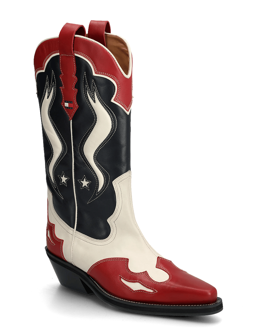Tommy Hilfiger - ARCHIVE COWBOY BOOT LEATHER - cowboy-stiefel - rwb - 0