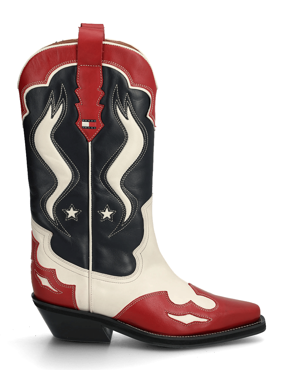Tommy Hilfiger - ARCHIVE COWBOY BOOT LEATHER - cowboy-stiefel - rwb - 1