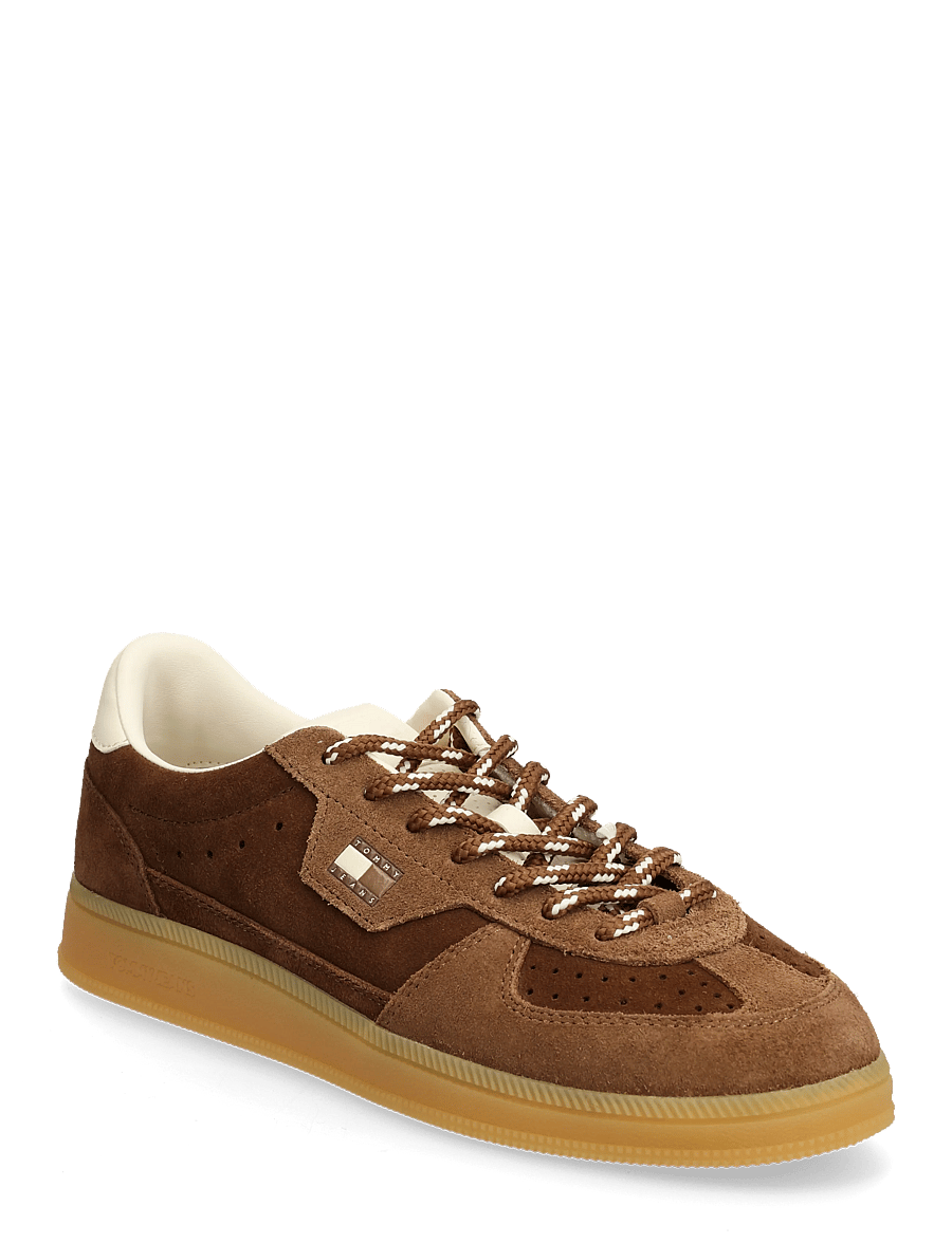 Tommy Hilfiger - MU THE GREENWICH EDGE SUEDE - lave sneakers - dark highland khaki - 0