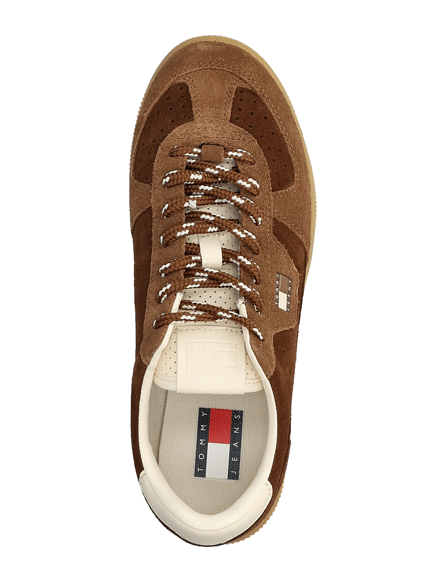Tommy Hilfiger - MU THE GREENWICH EDGE SUEDE - lave sneakers - dark highland khaki - 3