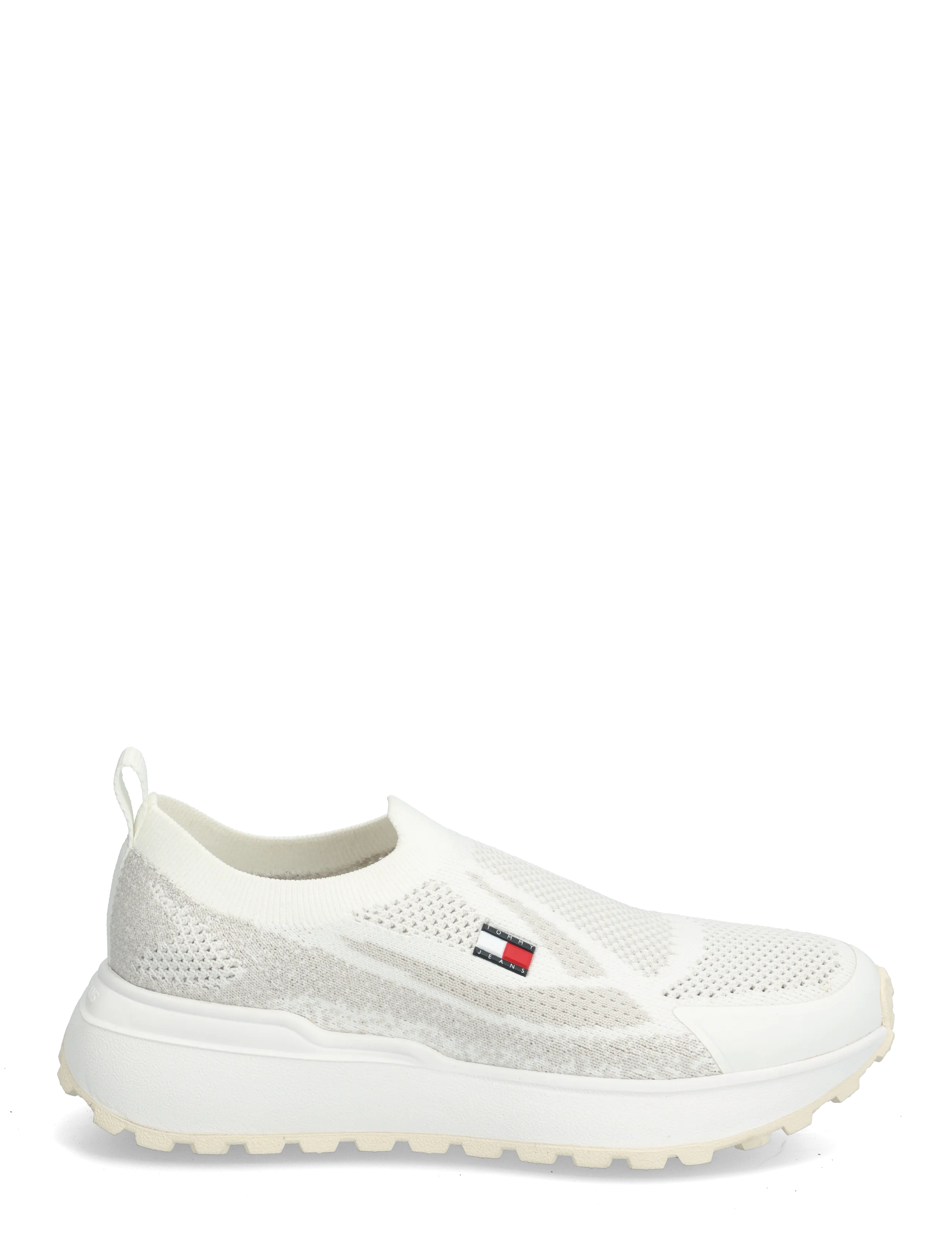 Tommy Hilfiger - TJ KNIT RUNNER - slip-on sneaker - ecru - 1