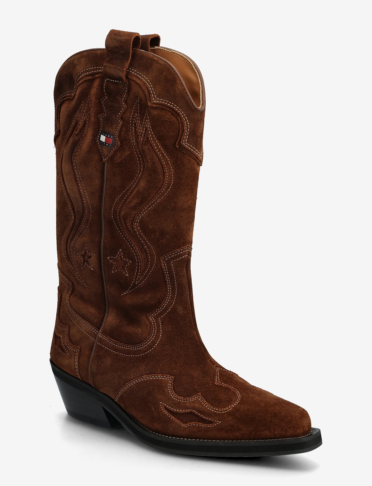 Tommy Hilfiger Archive Cowboy Boot Suede - Brown - 36