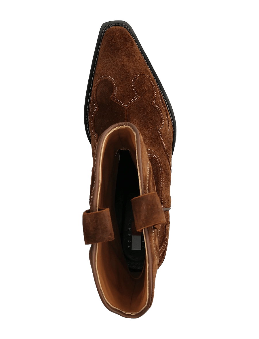Tommy Hilfiger - ARCHIVE COWBOY BOOT SUEDE - bottes de cow-boy - dark highland khaki - 4