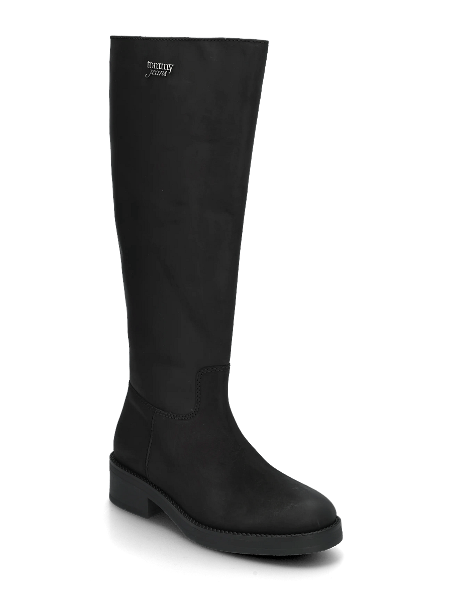 Tommy Hilfiger - TJW SOFT SOLE LONG BOOTS - kniehohe stiefel - black - 0