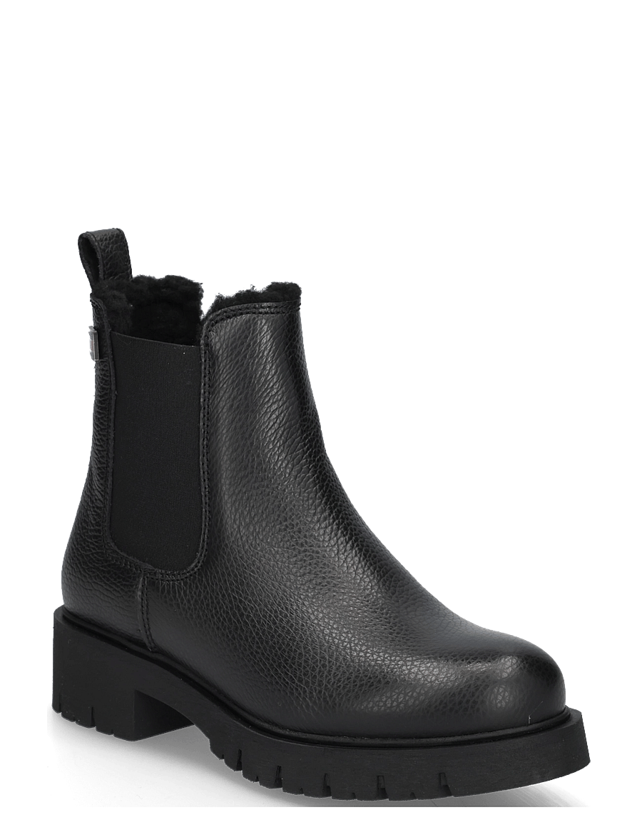 Tommy Hilfiger - TJW CLEATED CHELSEA BOOTS WL - chelsea-saapad - black - 0