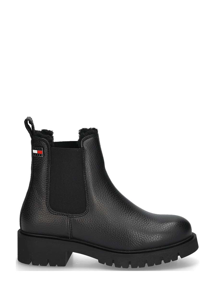 Tommy Hilfiger - TJW CLEATED CHELSEA BOOTS WL - chelsea-saapad - black - 2