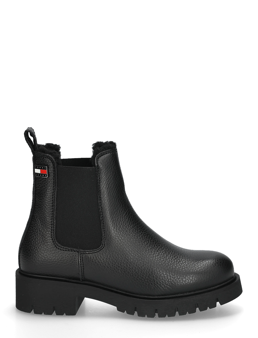 Tommy Hilfiger - TJW CLEATED CHELSEA BOOTS WL - chelsea-saapad - black - 2