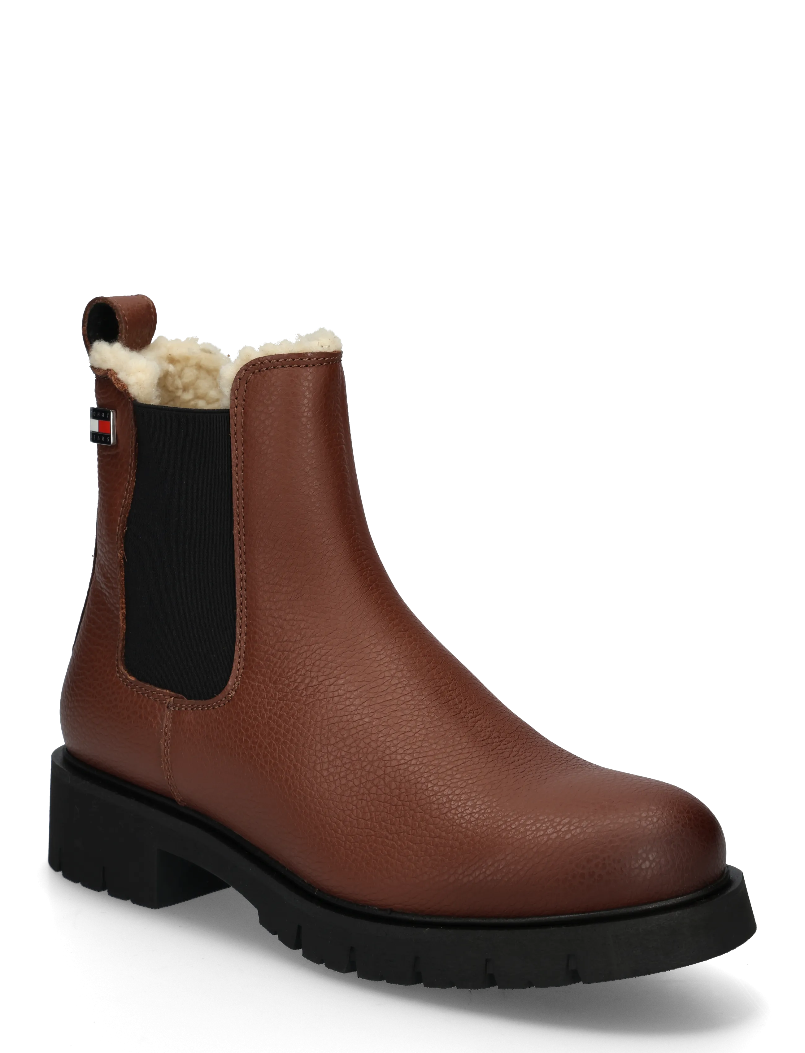 Tommy Hilfiger TJW CLEATED CHELSEA BOOTS WL - Vintersko - SUNSET RUST / brown
