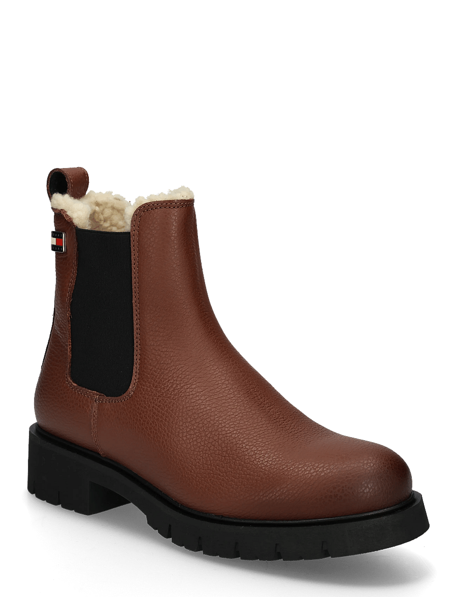 Tommy Hilfiger - TJW CLEATED CHELSEA BOOTS WL - chelsea boots - sunset rust - 0