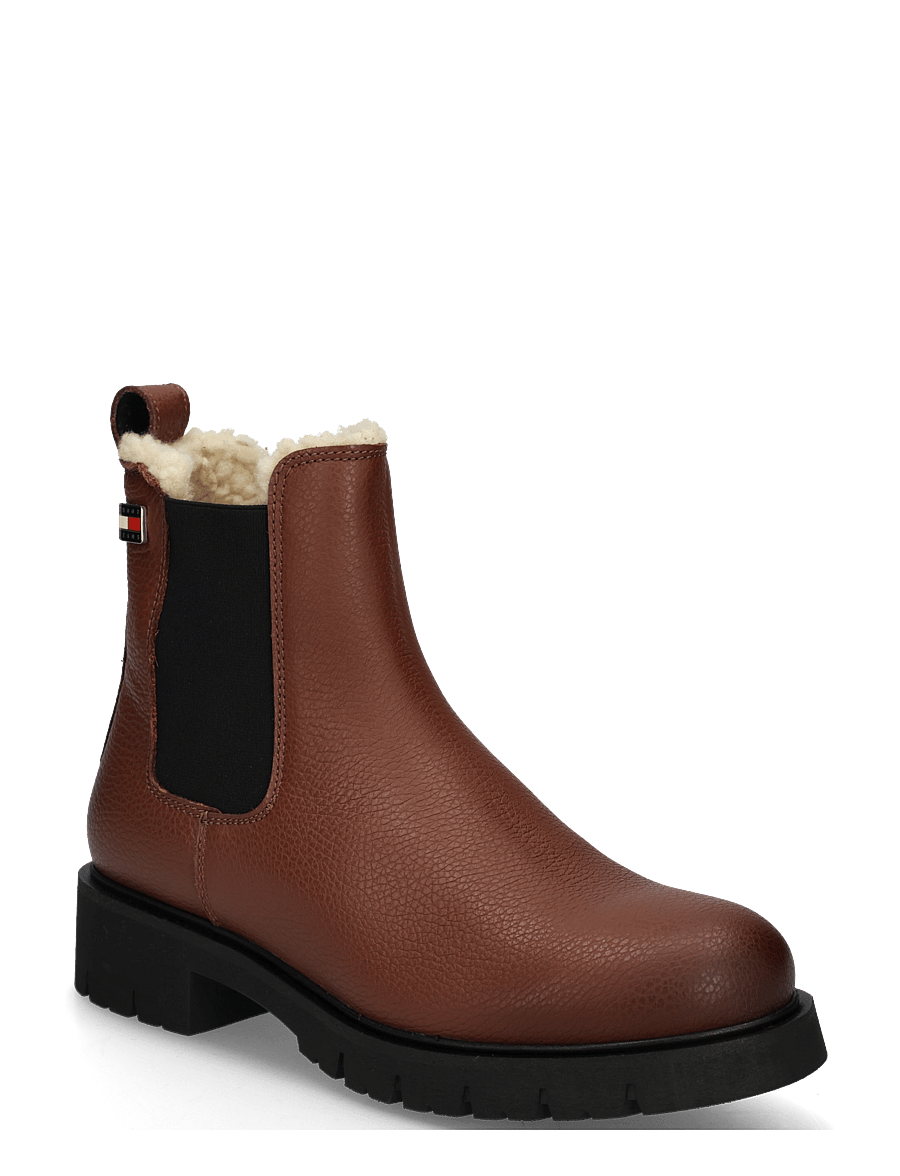 Tommy Hilfiger - TJW CLEATED CHELSEA BOOTS WL - chelsea boots - sunset rust - 0