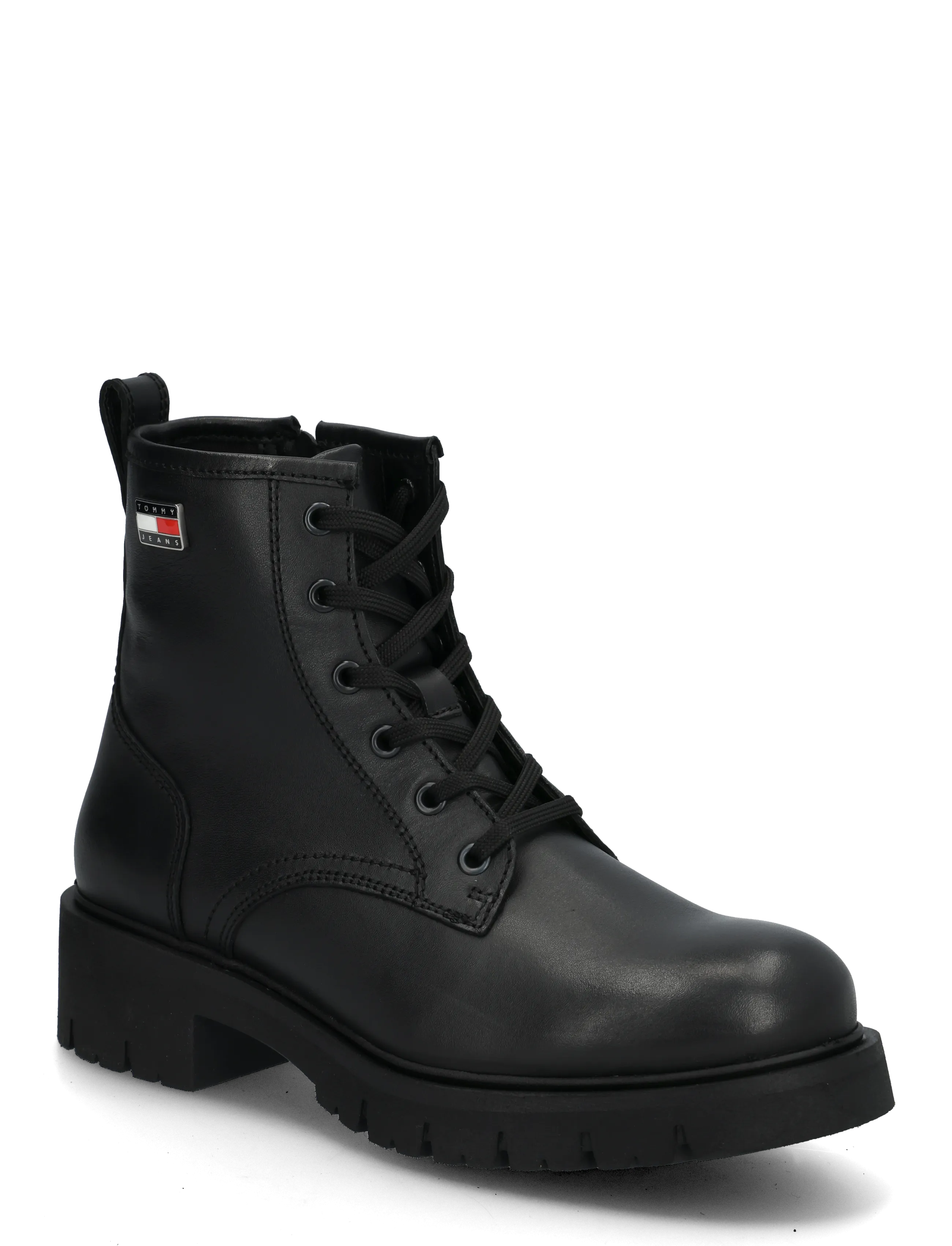 Tommy Hilfiger TJW CLEATED LACE UP BOOTS - Schuhe - BLACK / black