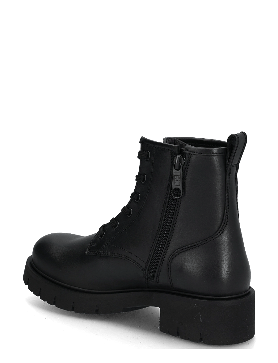 Tommy Hilfiger - TJW CLEATED LACE UP BOOTS - paeltega saapad - black - 1