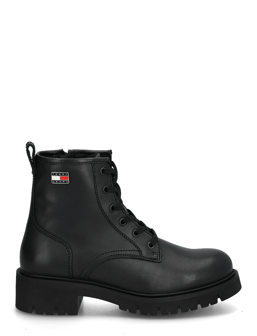 Tommy Hilfiger - TJW CLEATED LACE UP BOOTS - laced boots - black - 2